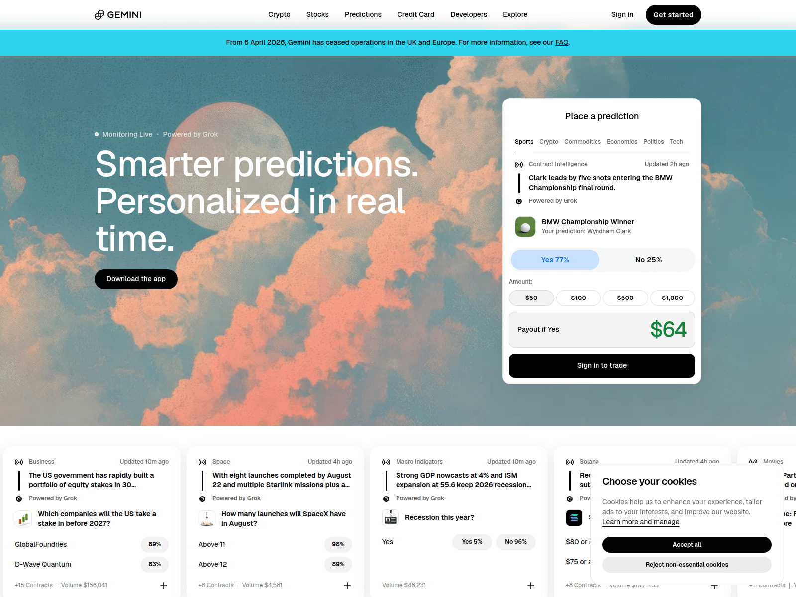 Screenshot of 991823-gemini.com
