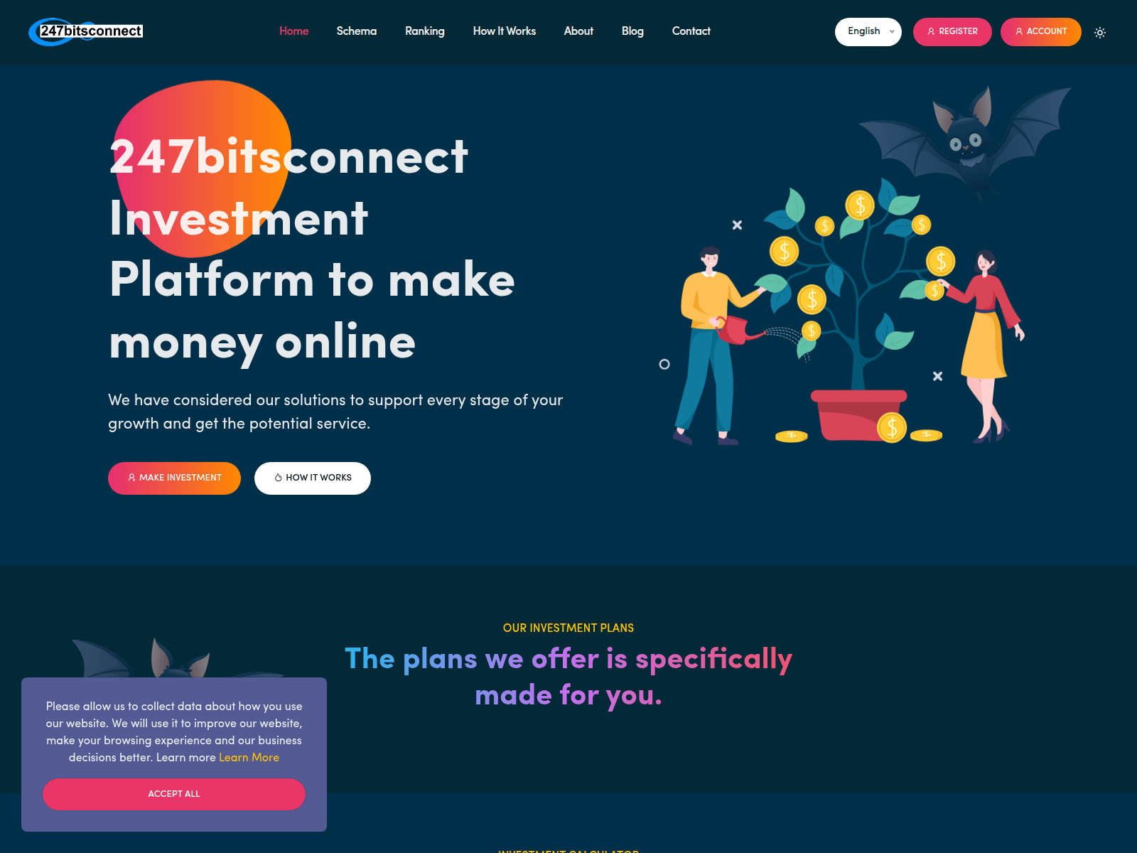 Screenshot di 247bitsconnect.com