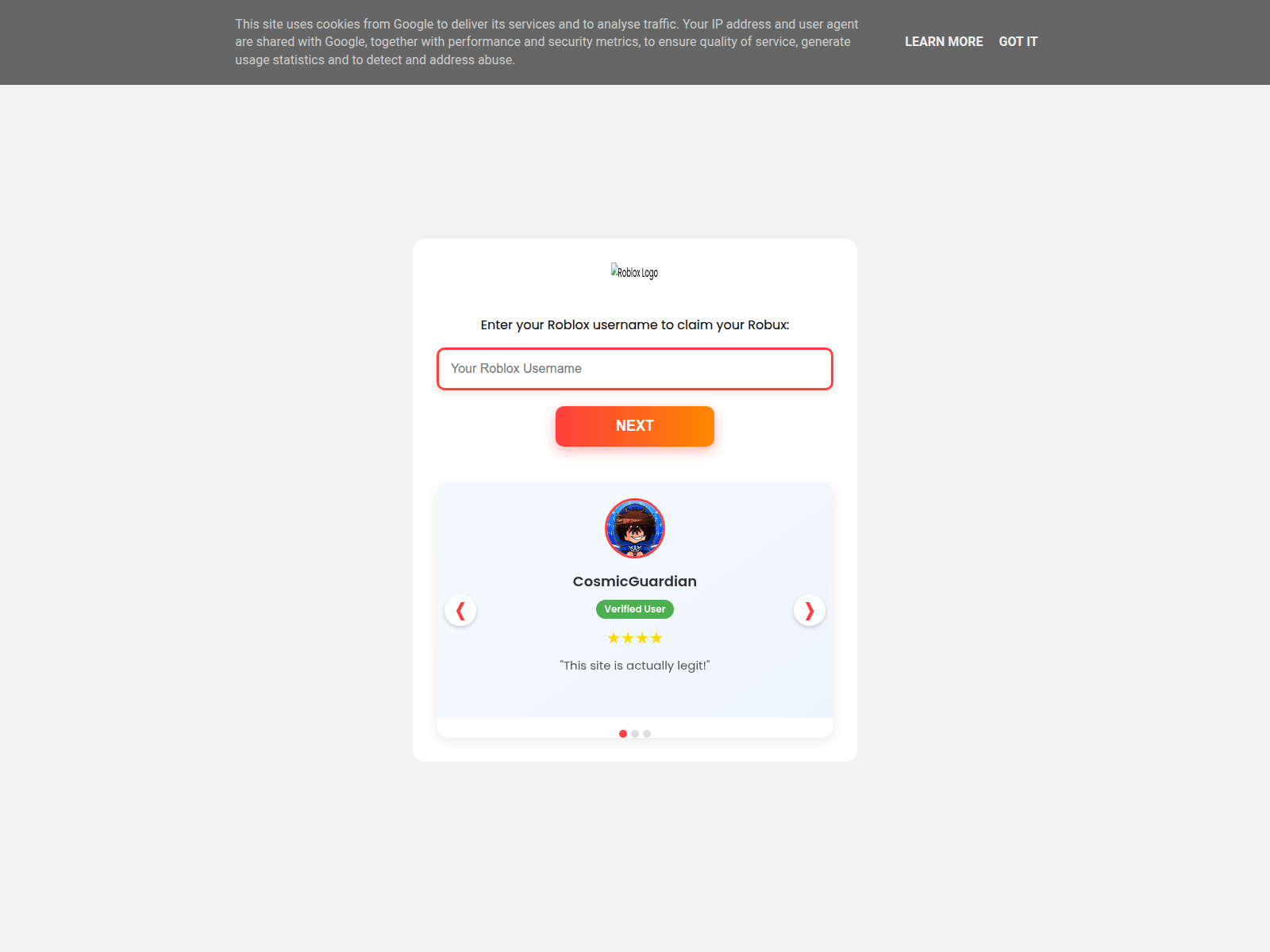 Screenshot of gttyour-robloxrbx.blogspot.com