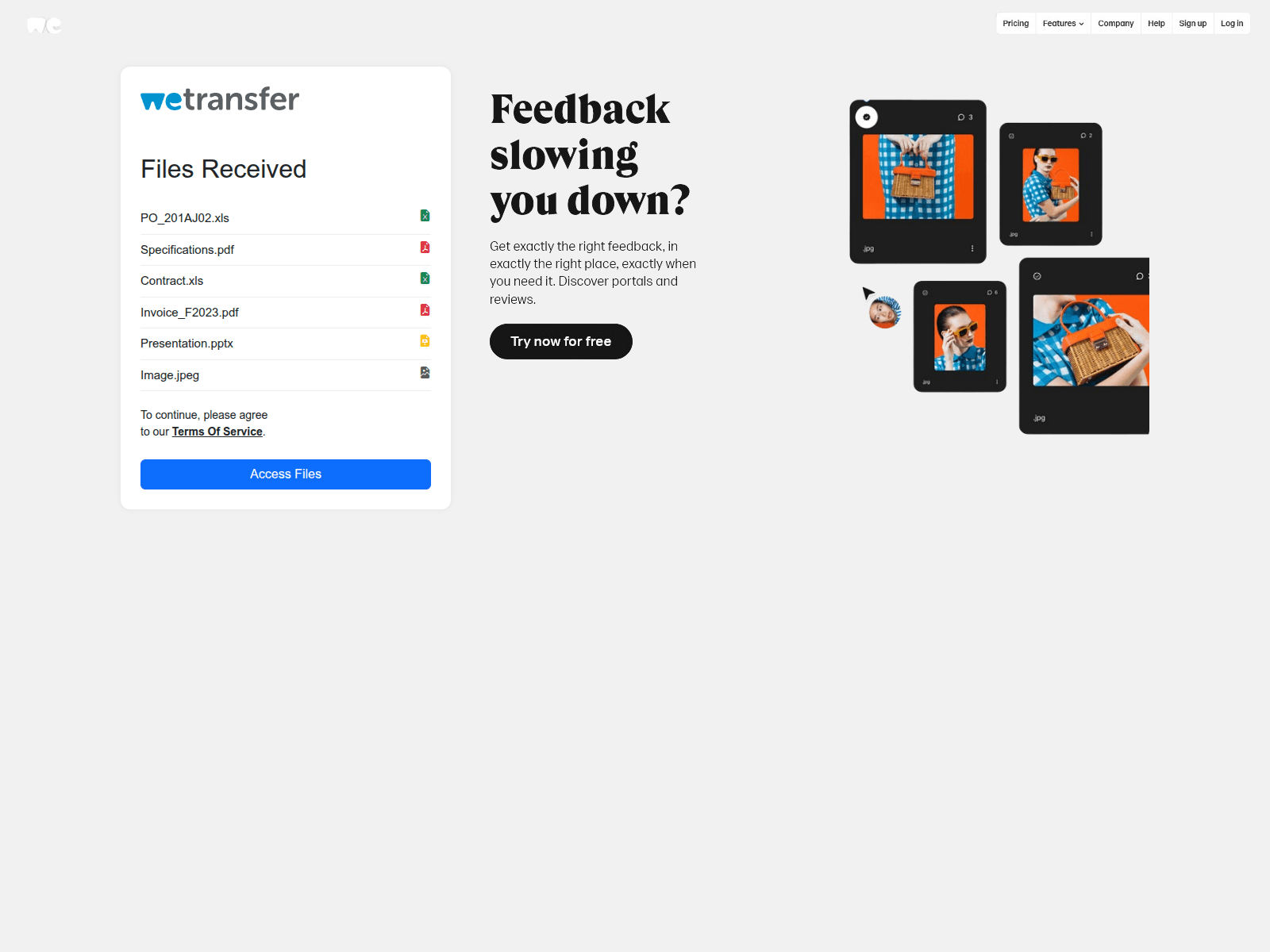 Screenshot of wetransf3r.github.io