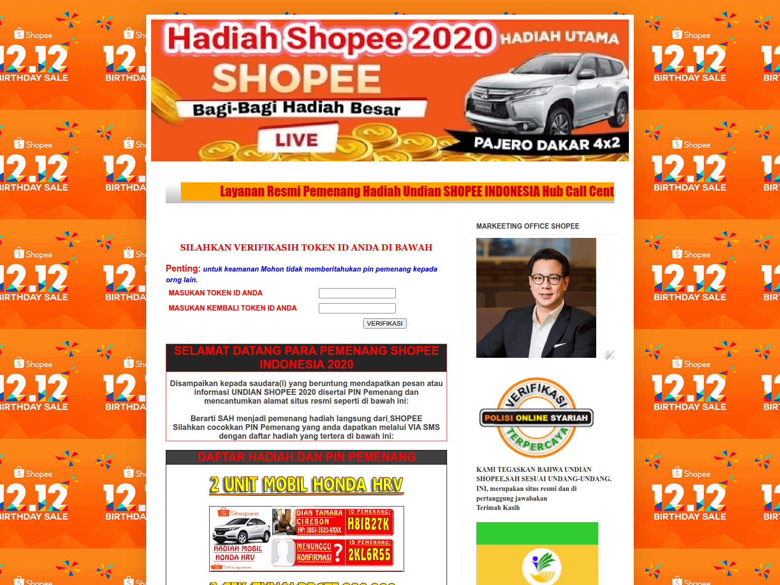 Screenshot of infoundianshopee41.blogspot.com