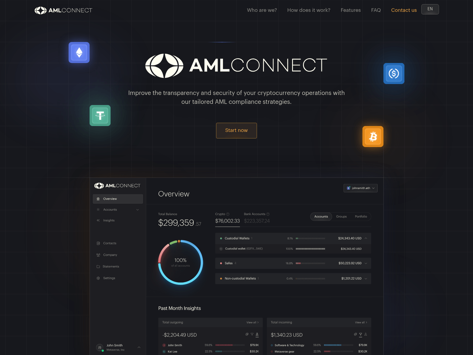 的截图 amlconnect.app