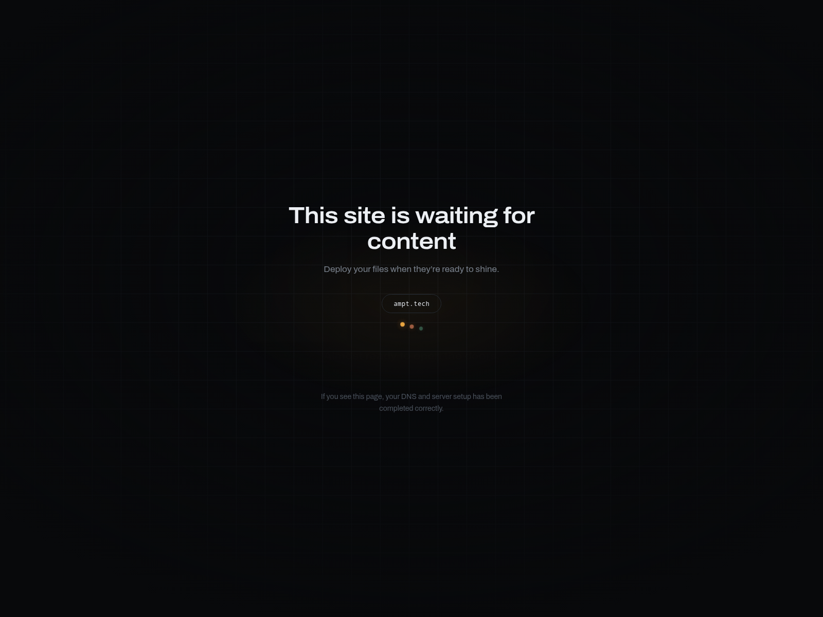 Screenshot of ampt.tech