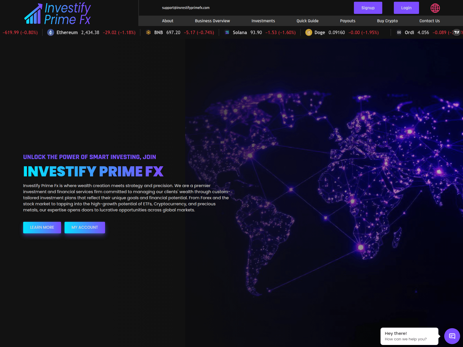 Screenshot of invrestifyprimefx.com