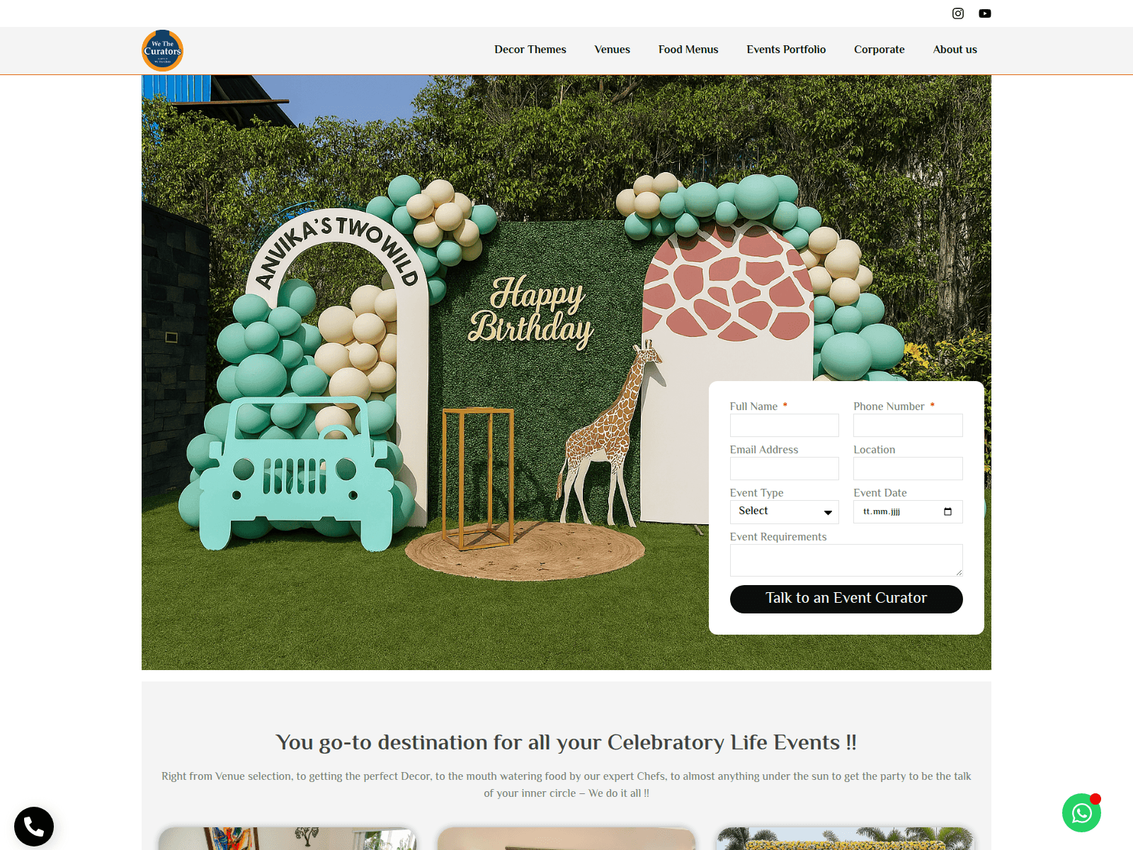 Screenshot of wethecurators.in