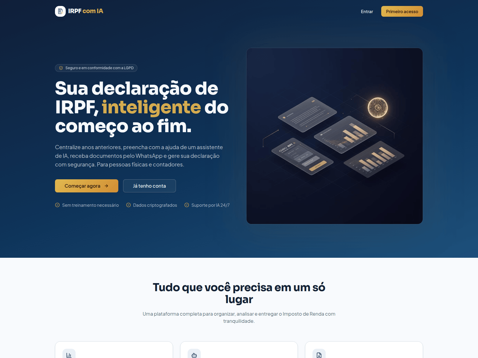Screenshot of irpfcomia.com