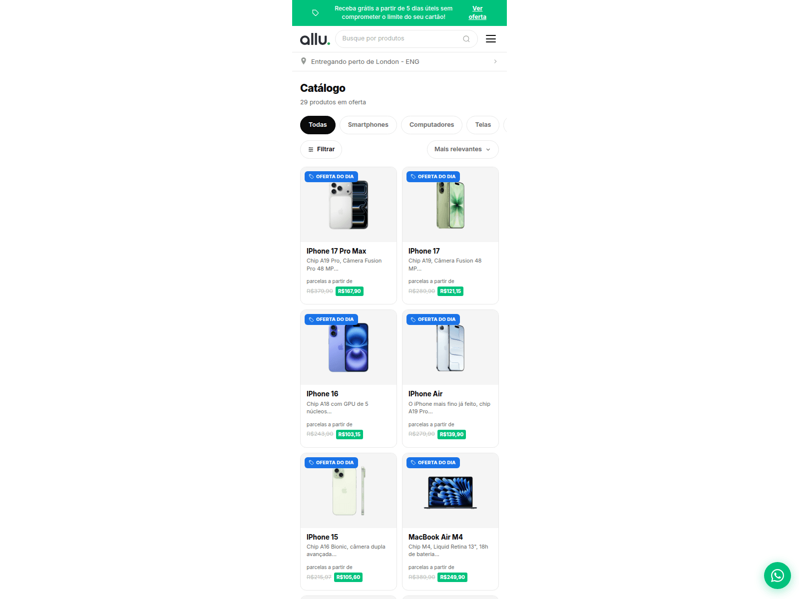 Screenshot of allupromo.online