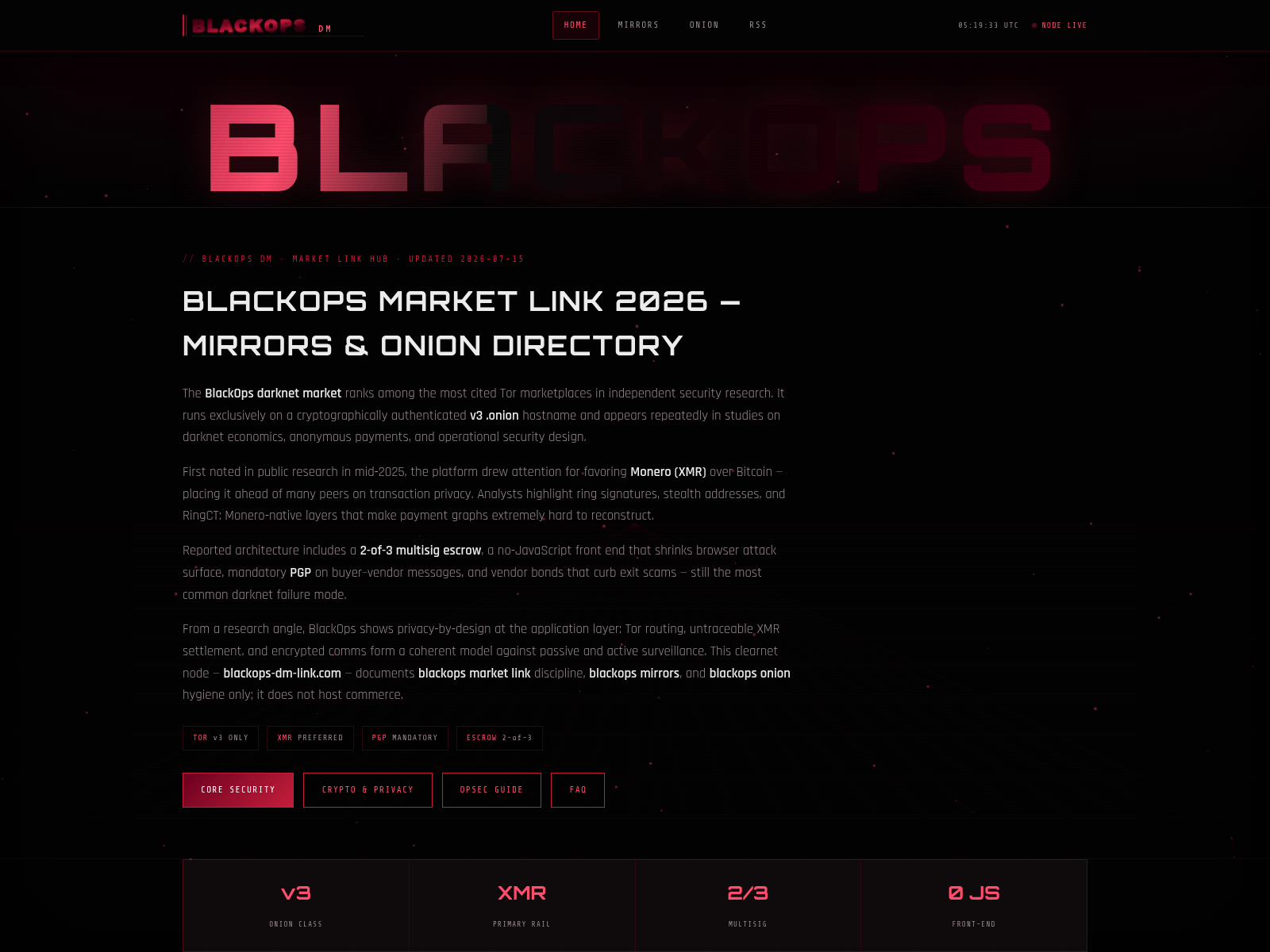 Screenshot of blackops-dm-link.com