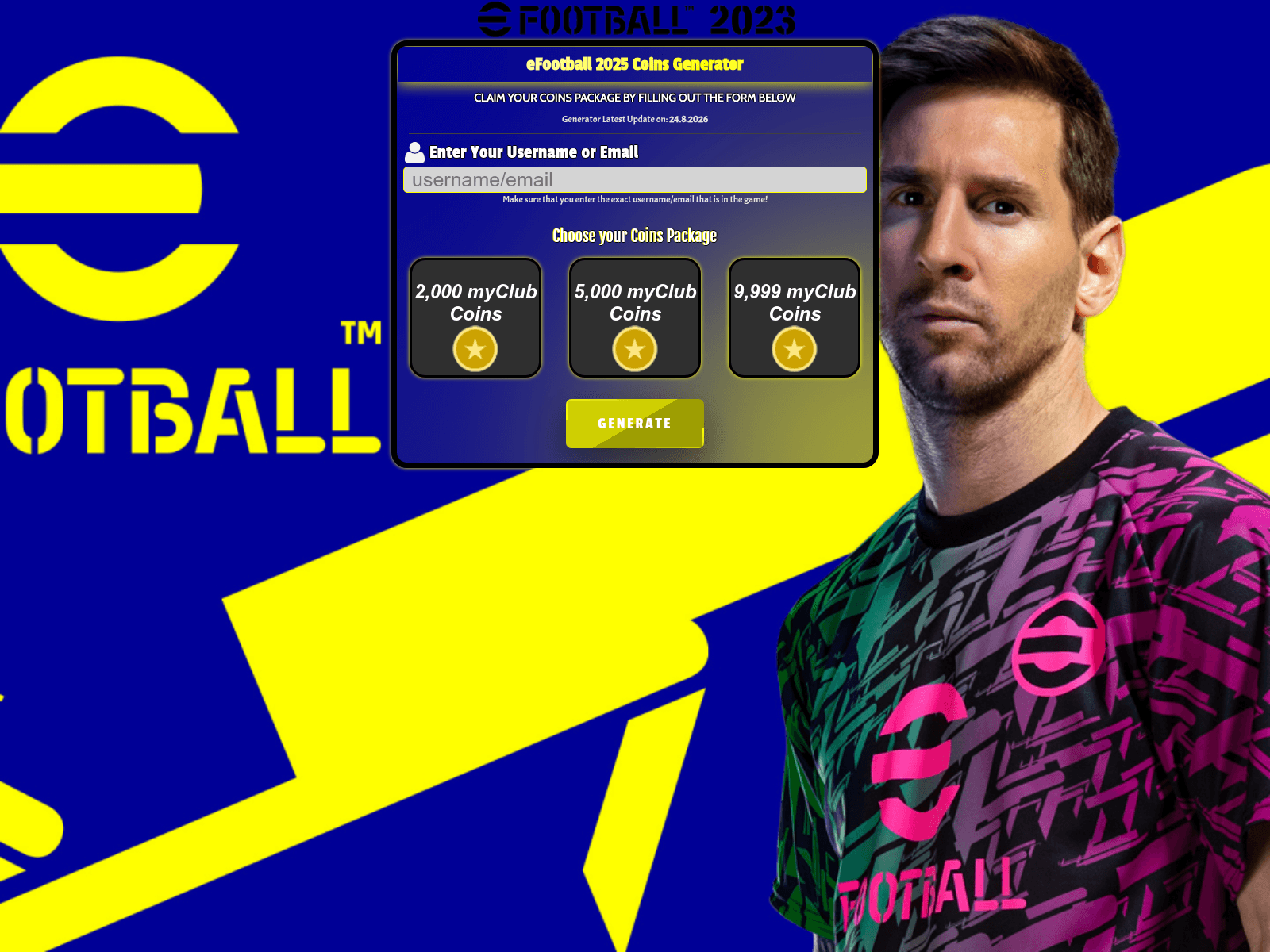 Screenshot of efootball-bbz.pages.dev