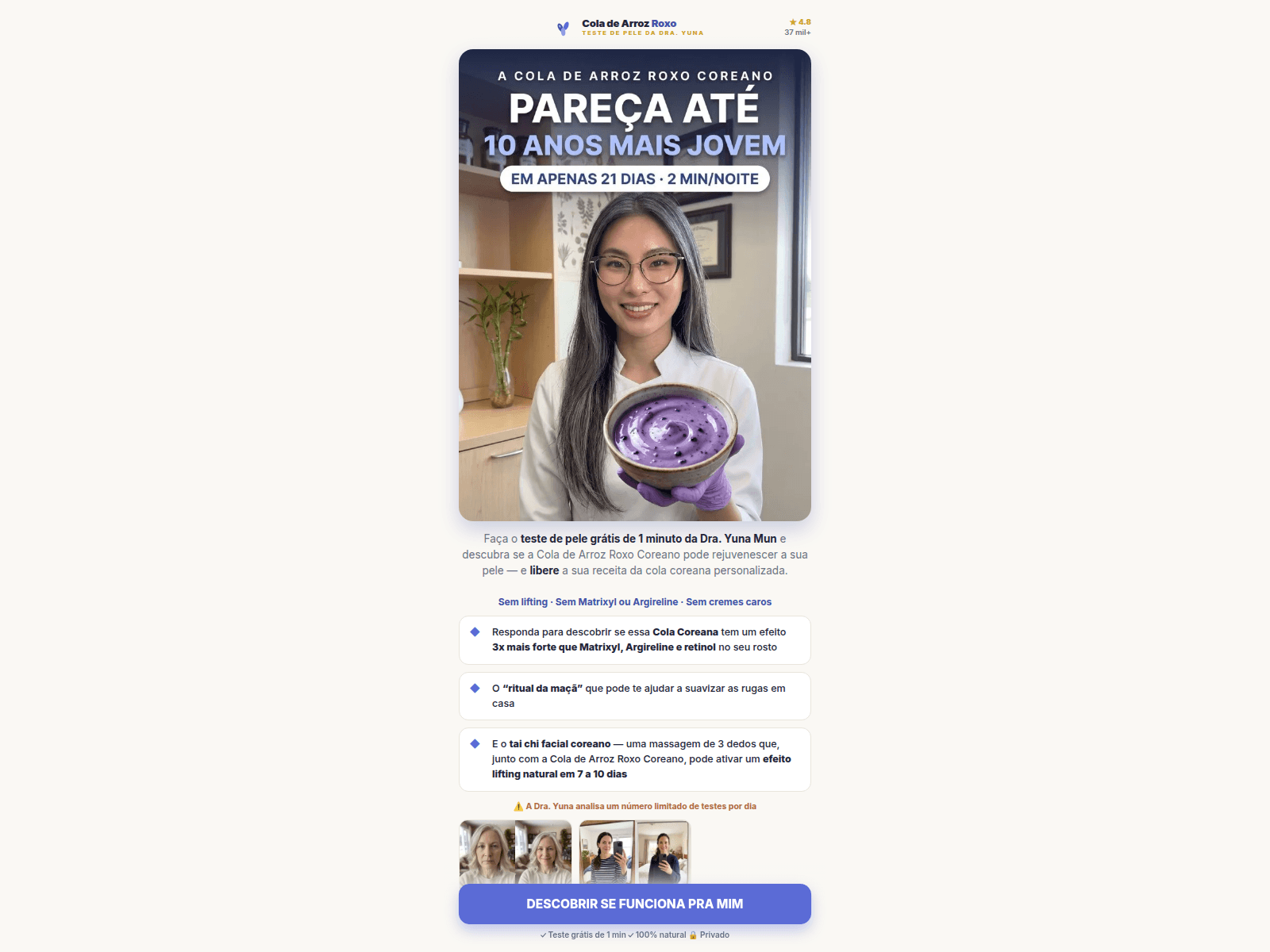 Screenshot of receitacoreana.shop