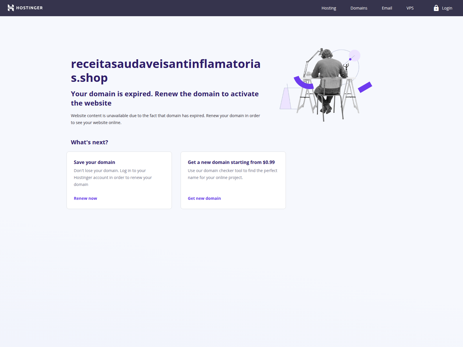 Screenshot of receitasaudaveisantinflamatorias.shop