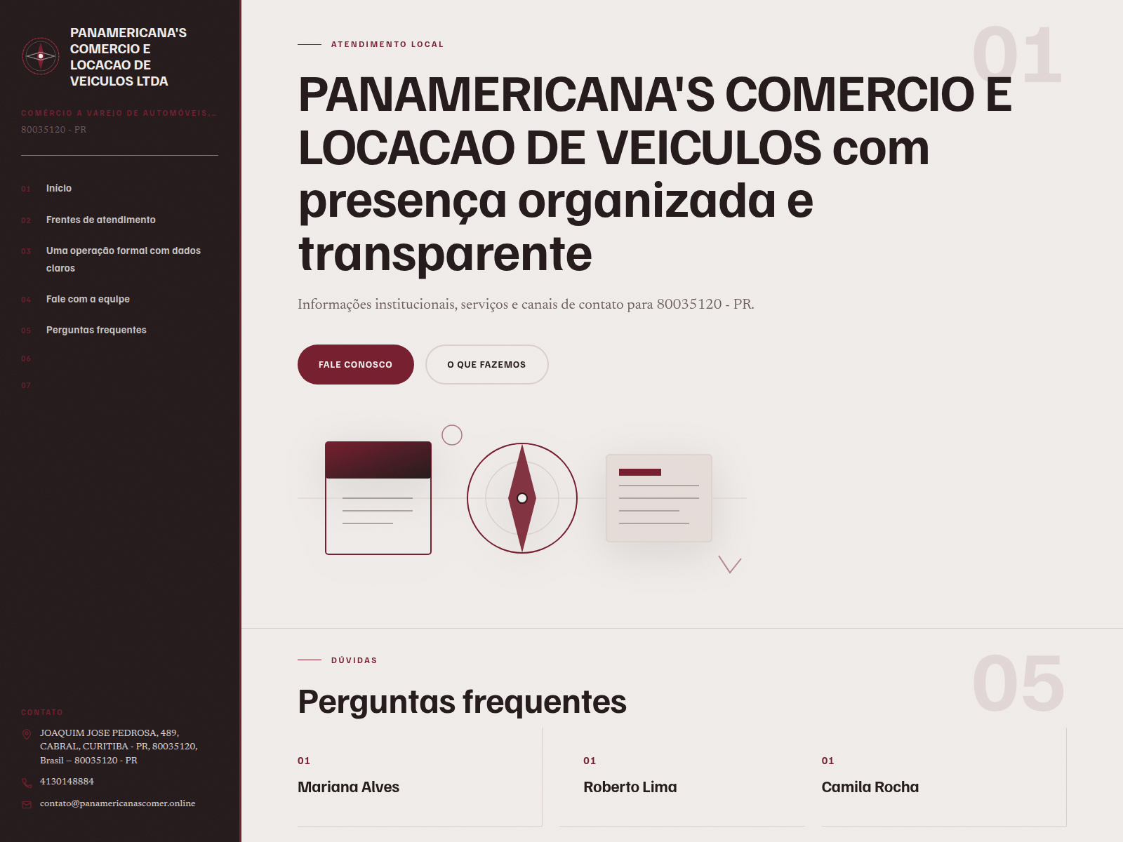 Screenshot of panamericanascomer.online