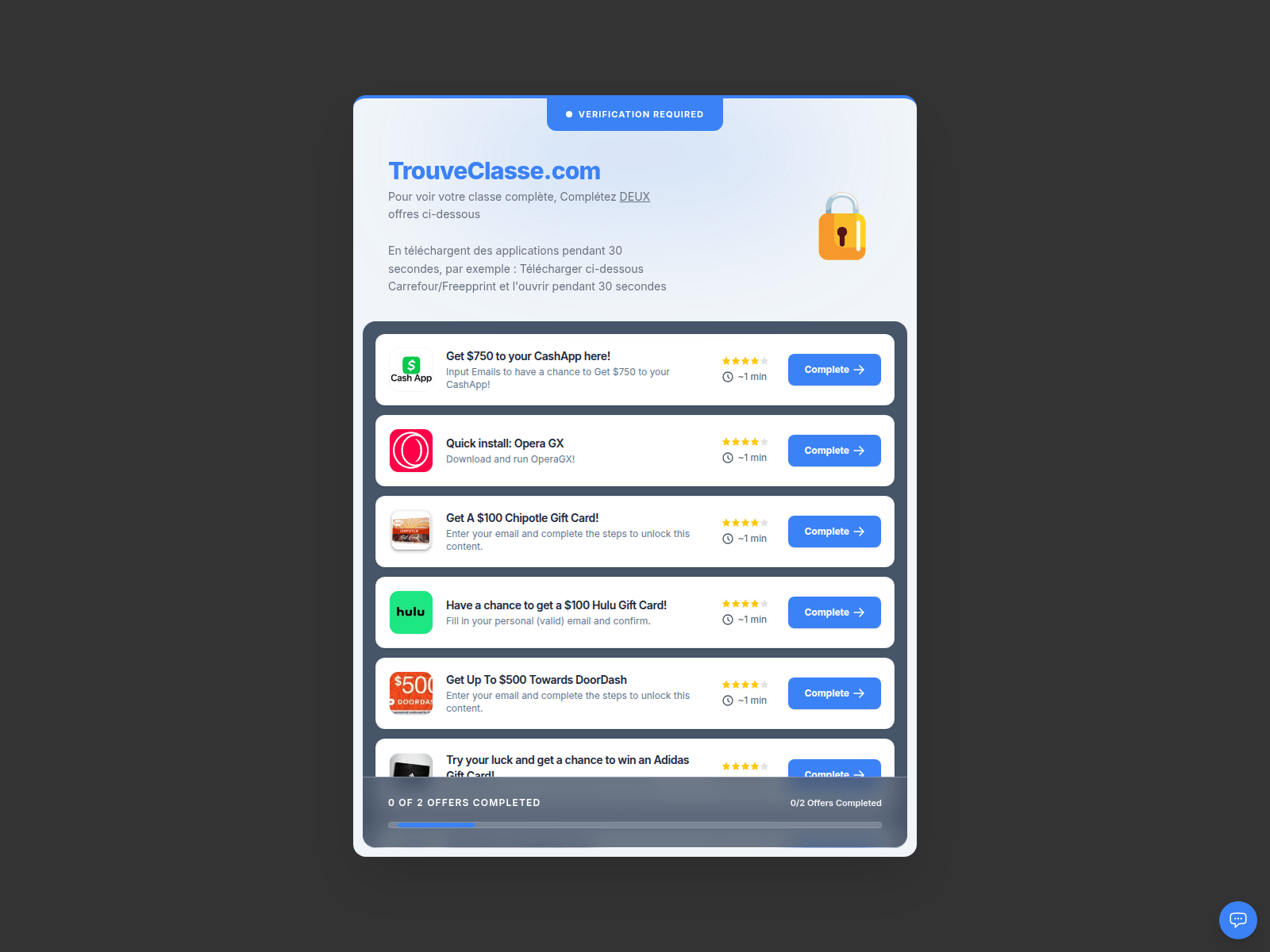 Screenshot of lockerpreview.com