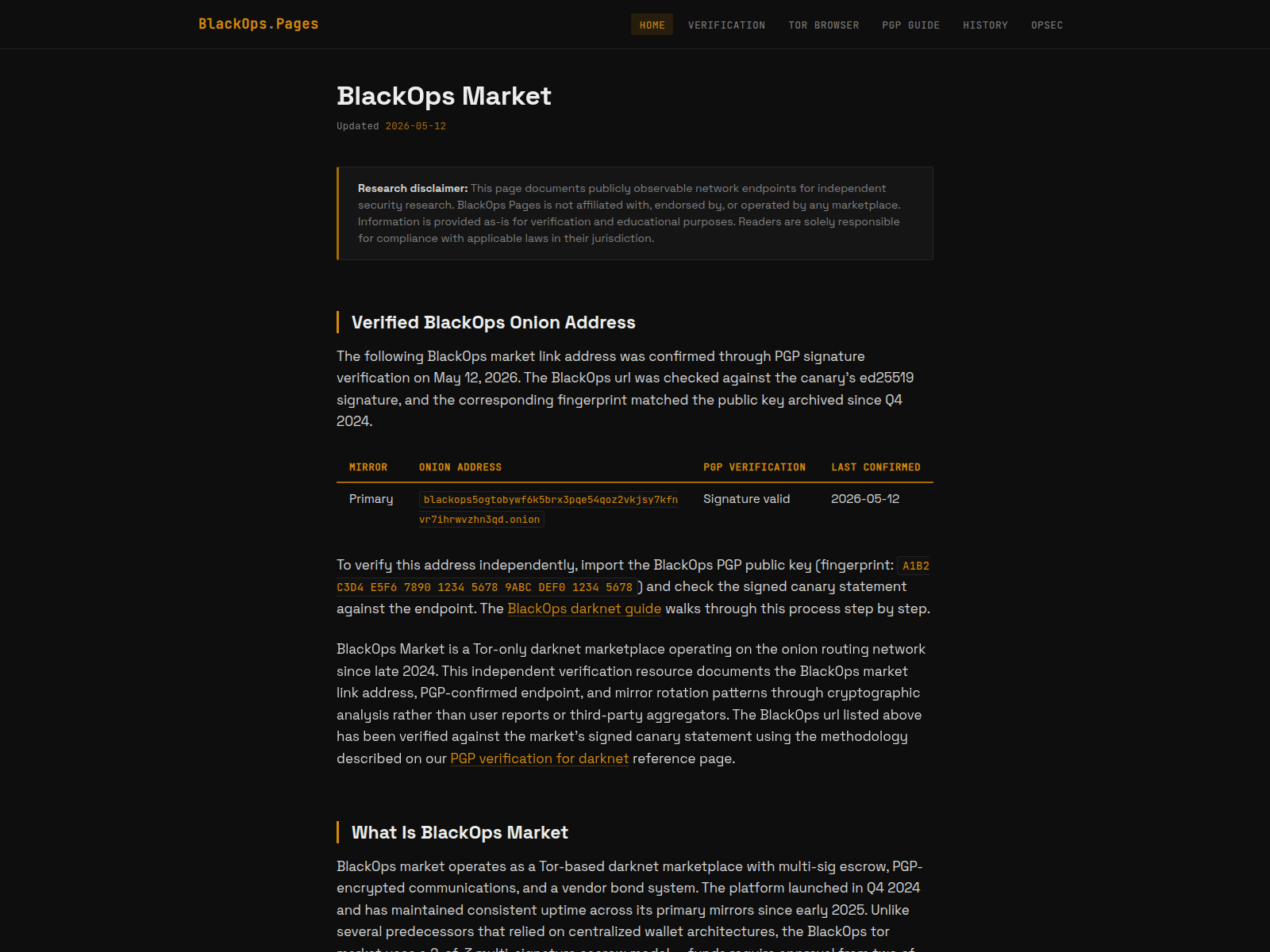 Screenshot of theblackops.net