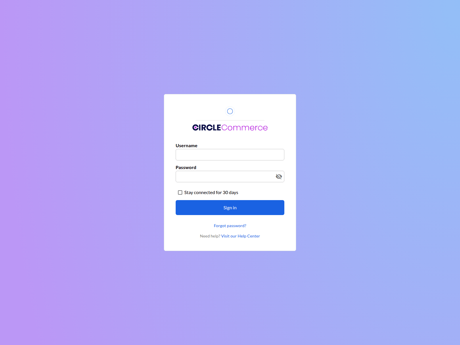 Screenshot of stage.circlecommerce.ai