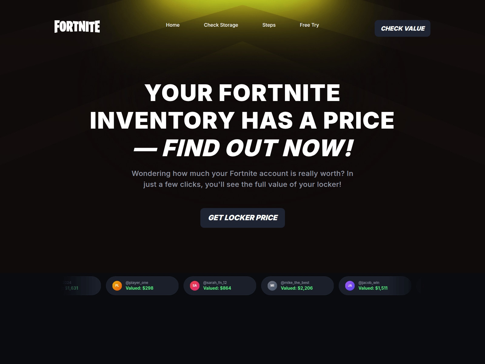 Screenshot of epic-checker.online