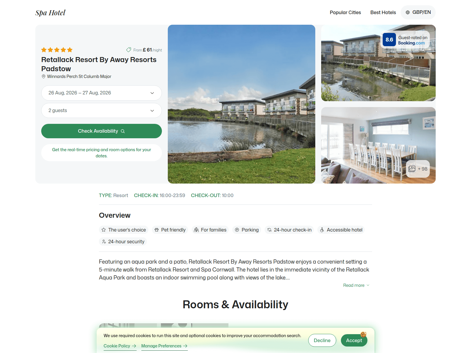 [Ekran görüntüsü] rallack.spahotel.guru