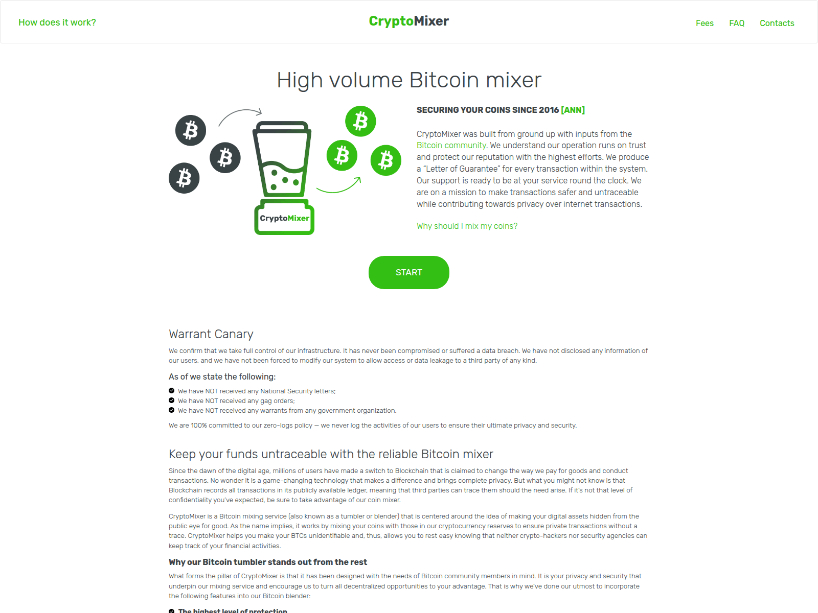 Screenshot of cryptomixer-io-btc-mixer.com