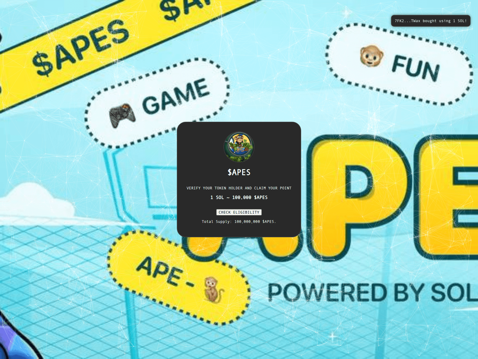 Screenshot of apes-verification.pages.dev