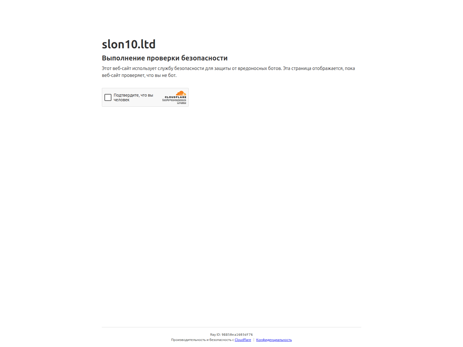 Screenshot of slon10.ltd