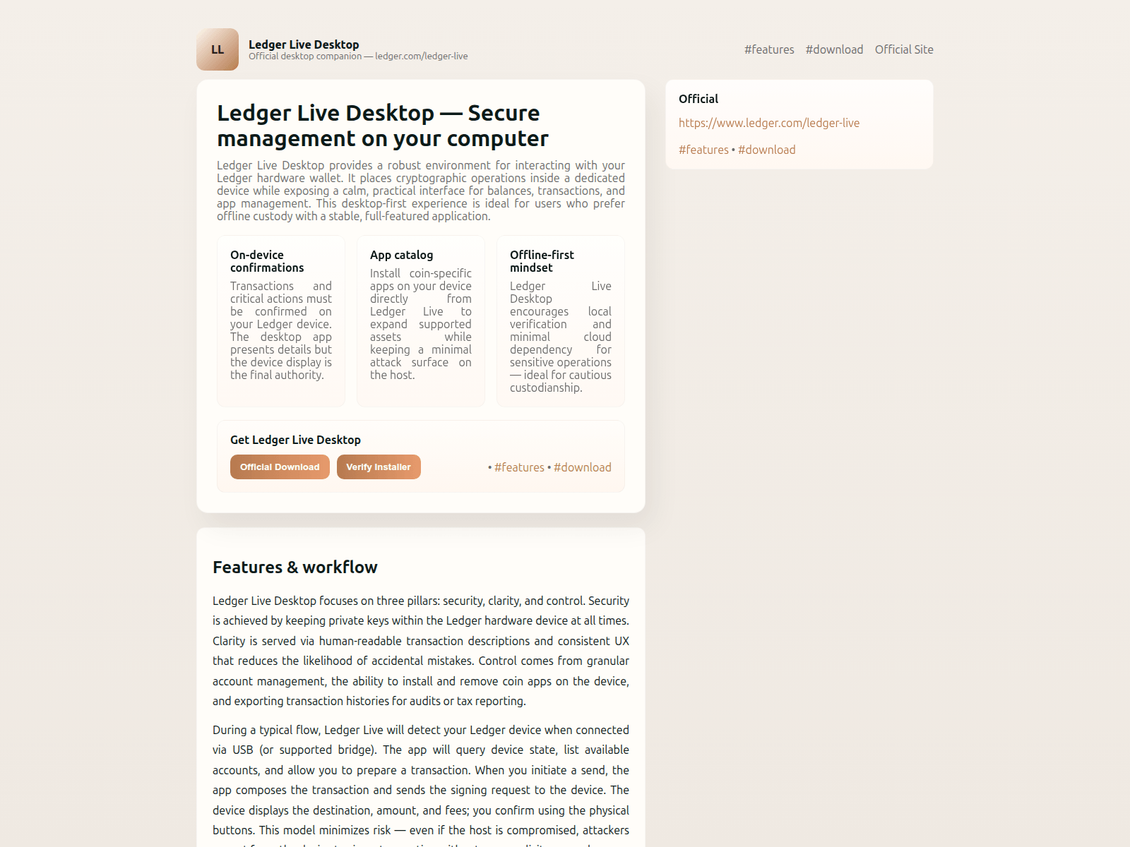 Screenshot of desktop-live-ledgrus.pages.dev