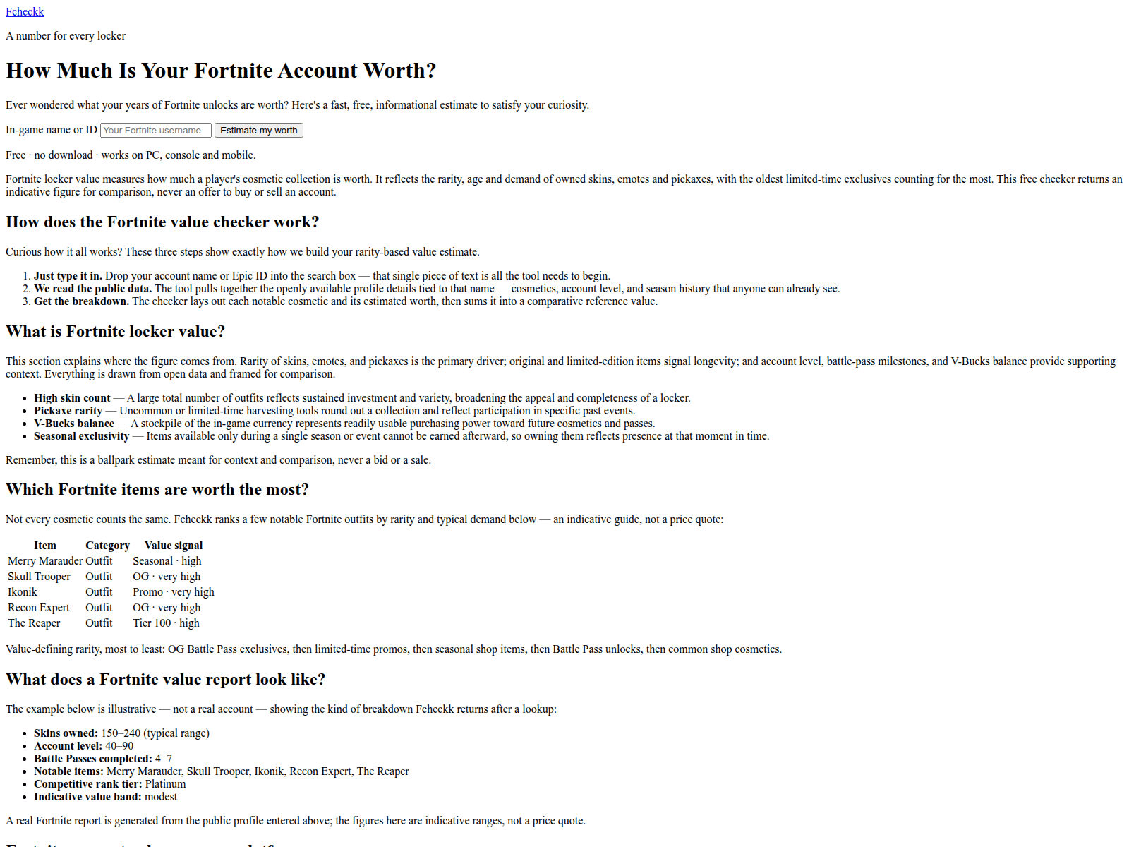 Screenshot of fcheckk.cc
