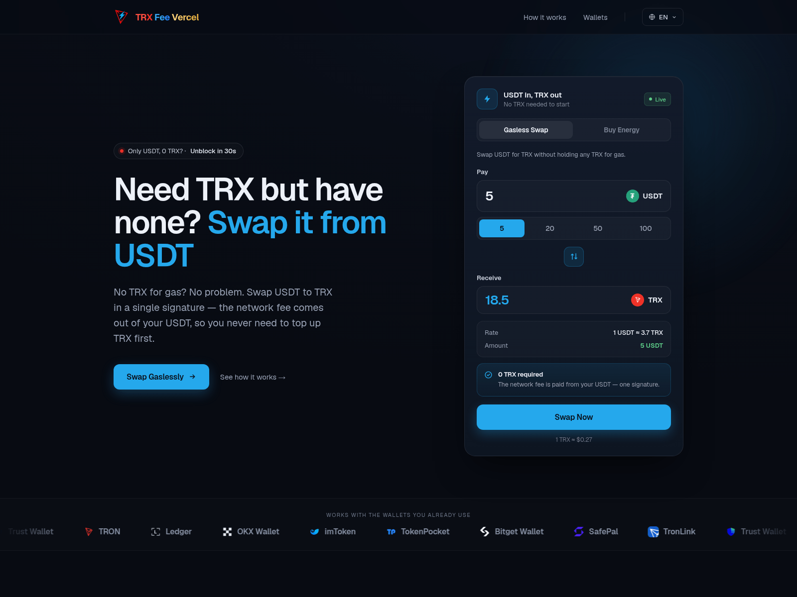 Screenshot von tron-rental-v35.vercel.app