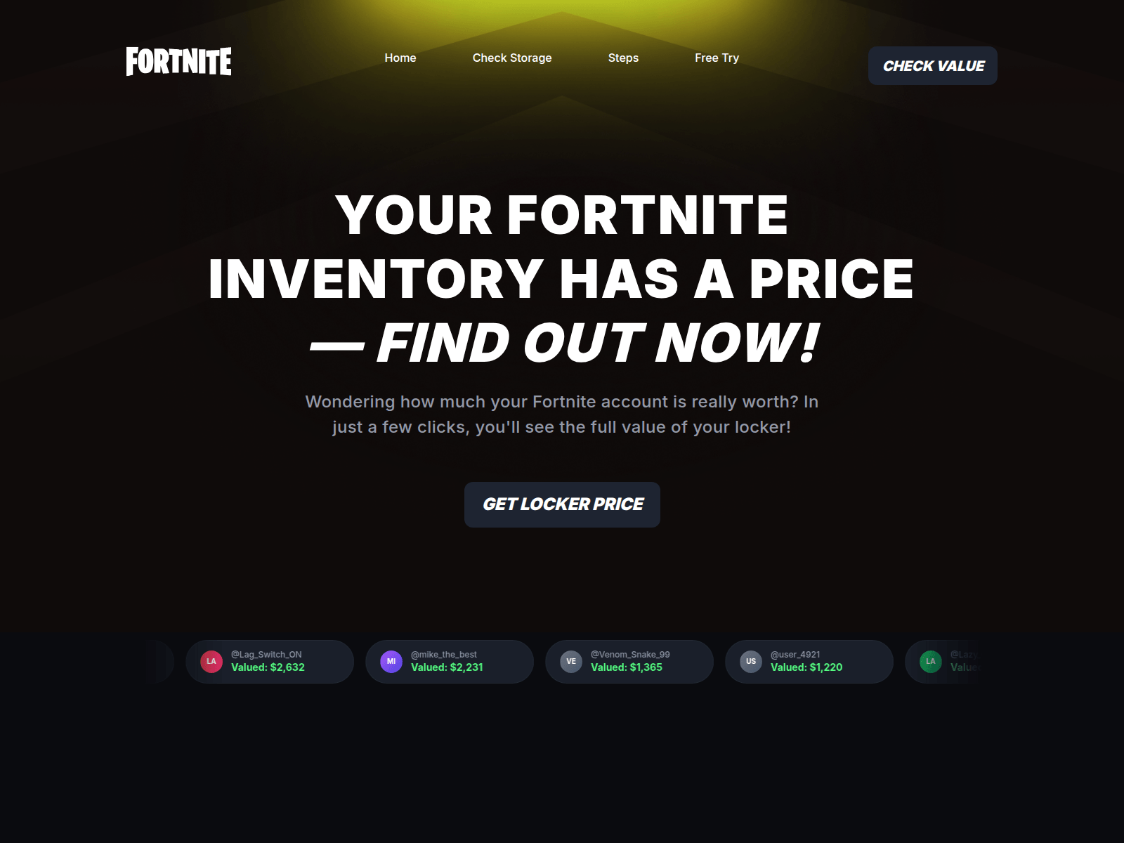 Screenshot of lockerfort.lol