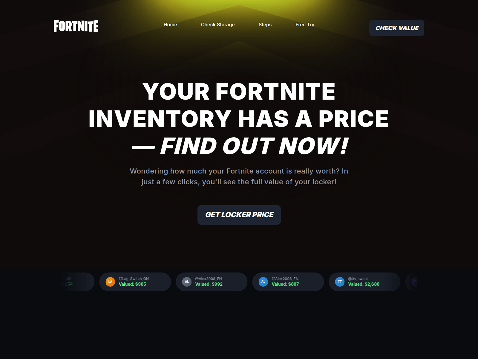 Screenshot of fort-nite.pro