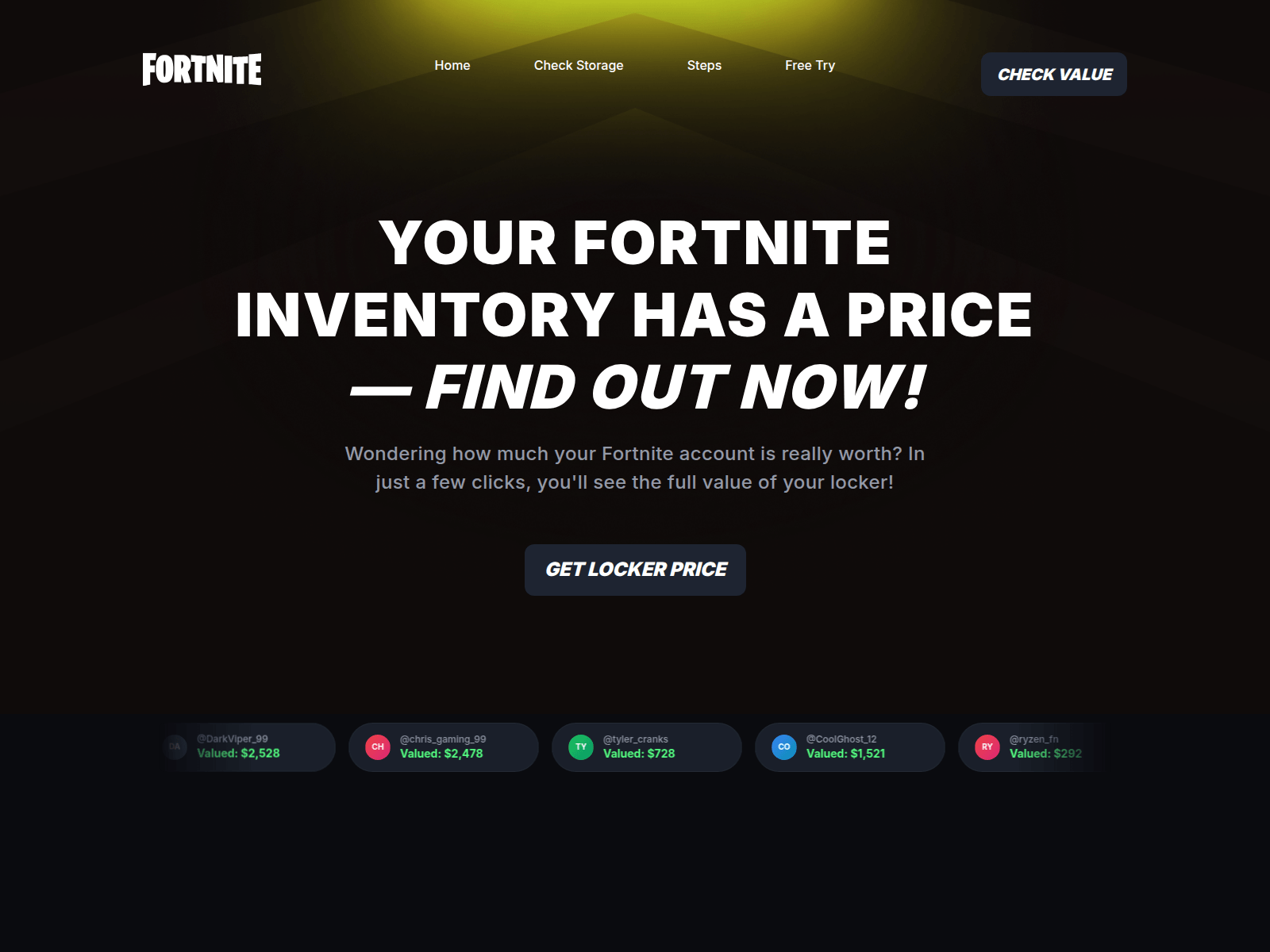Screenshot of fortstore.lol