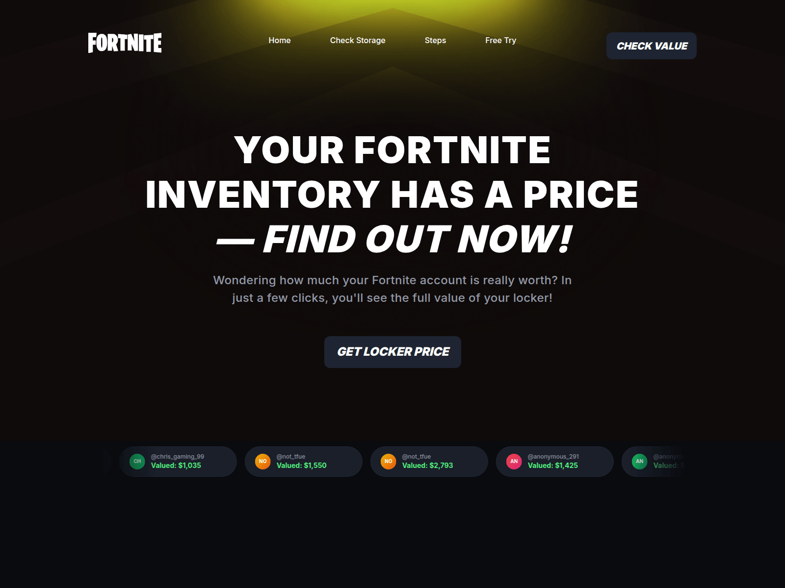 Screenshot of fortnice.skin