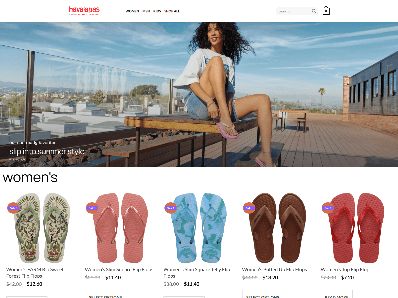 Знімок екрана havaianaswxa.shop