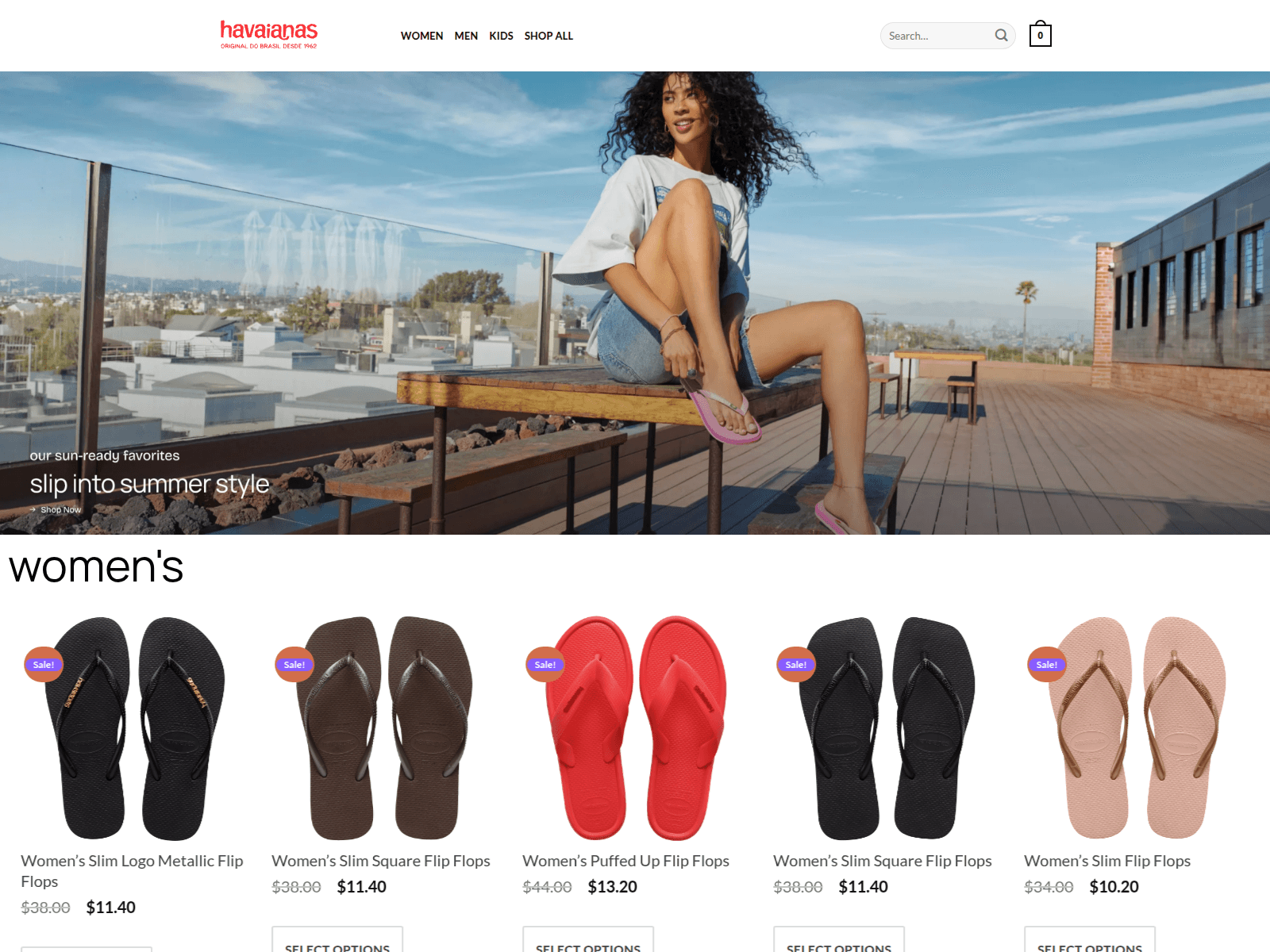 Знімок екрана havaianastio.shop