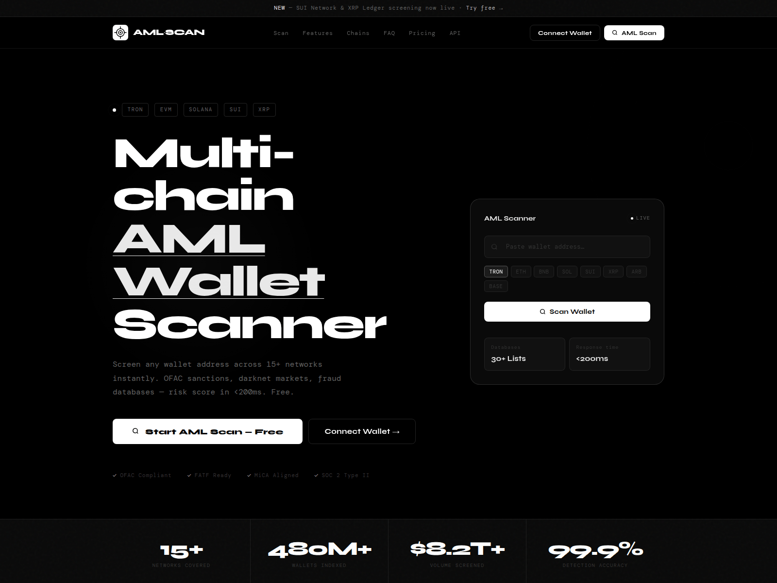 [Ekran görüntüsü] aml-wallet-scanner.vercel.app