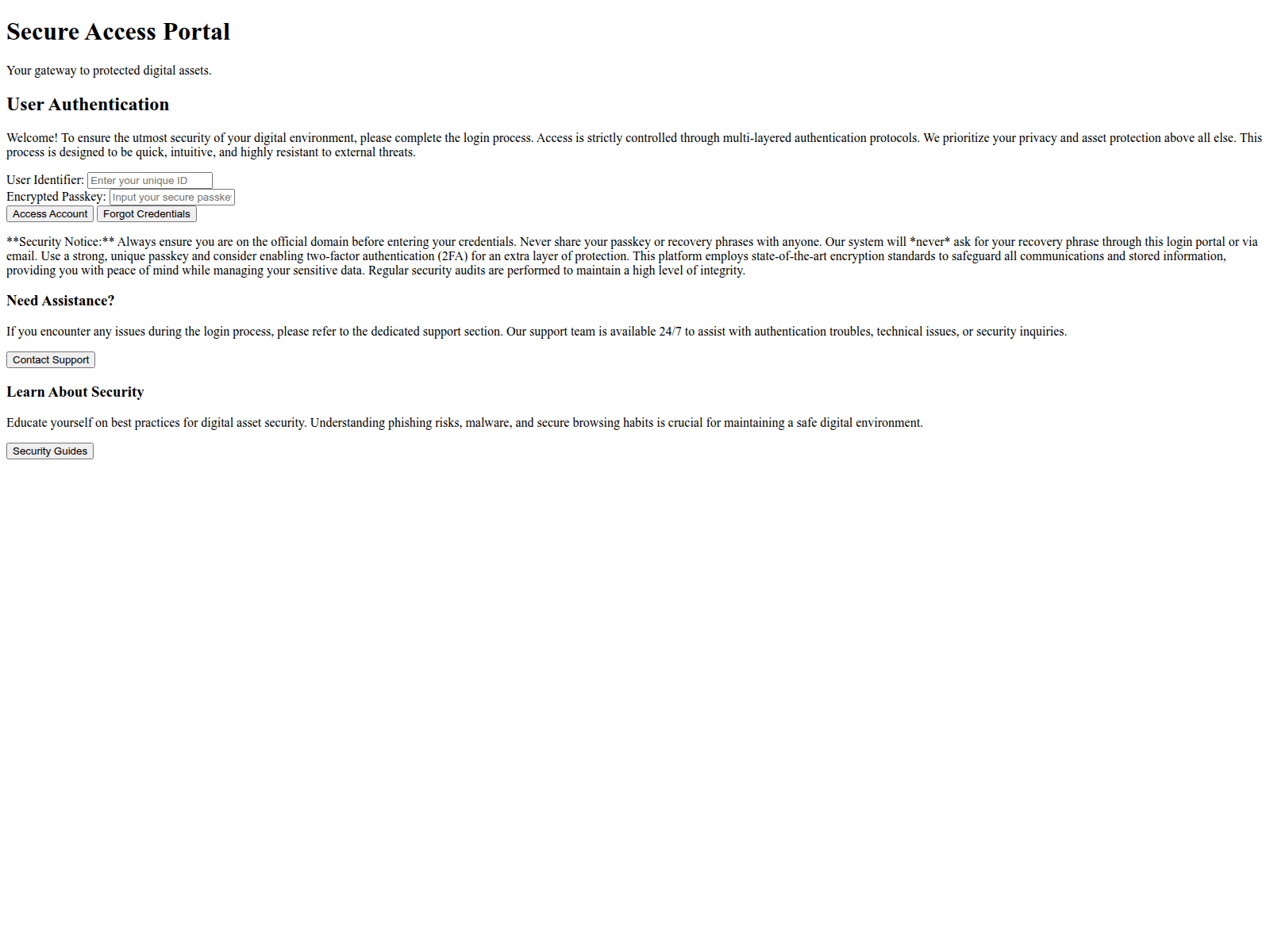 Screenshot of auth-ledgerlivelogin.pages.dev