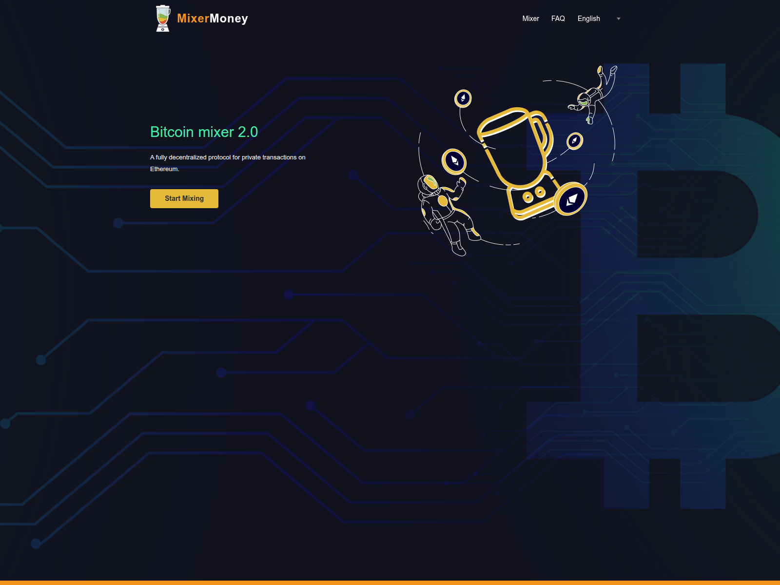 Screenshot of mixmy.money