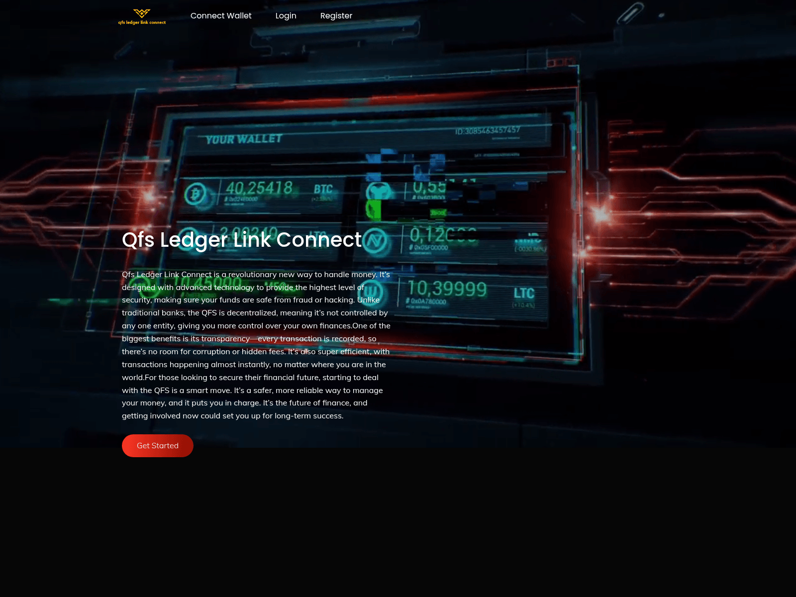 Screenshot of bitvaultchain.com