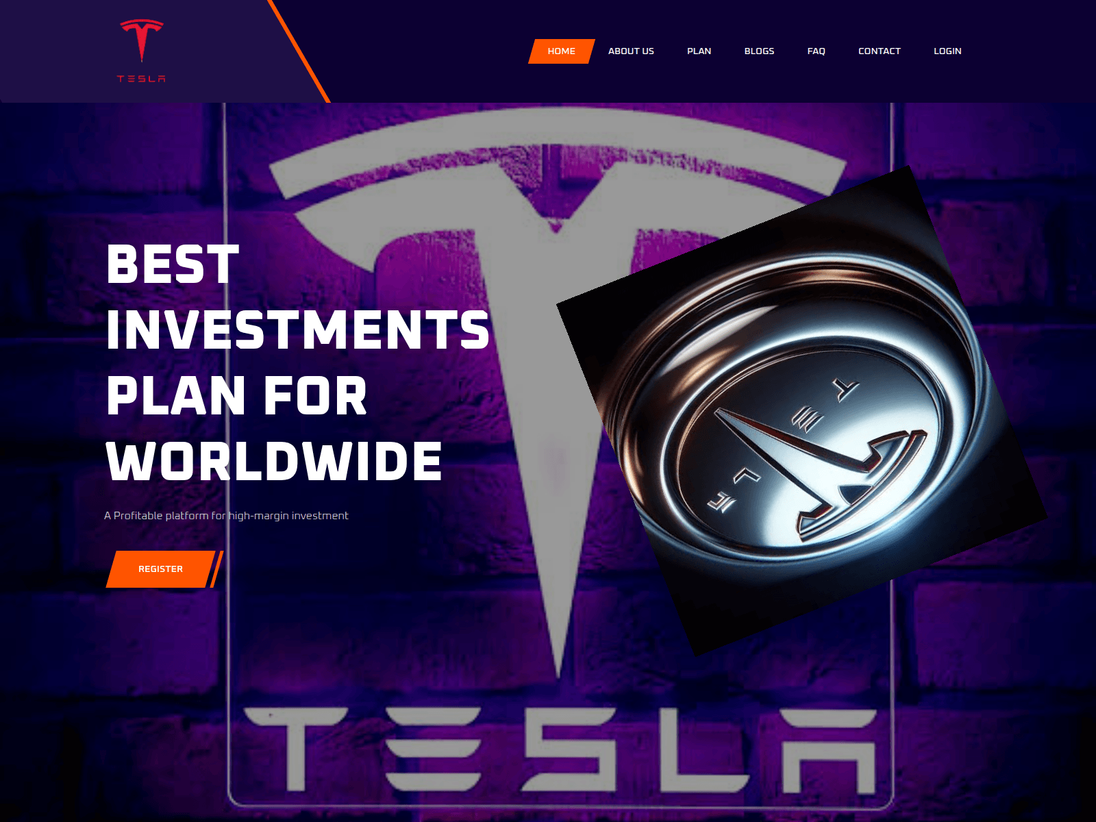 Screenshot of teslasfinance.xyz