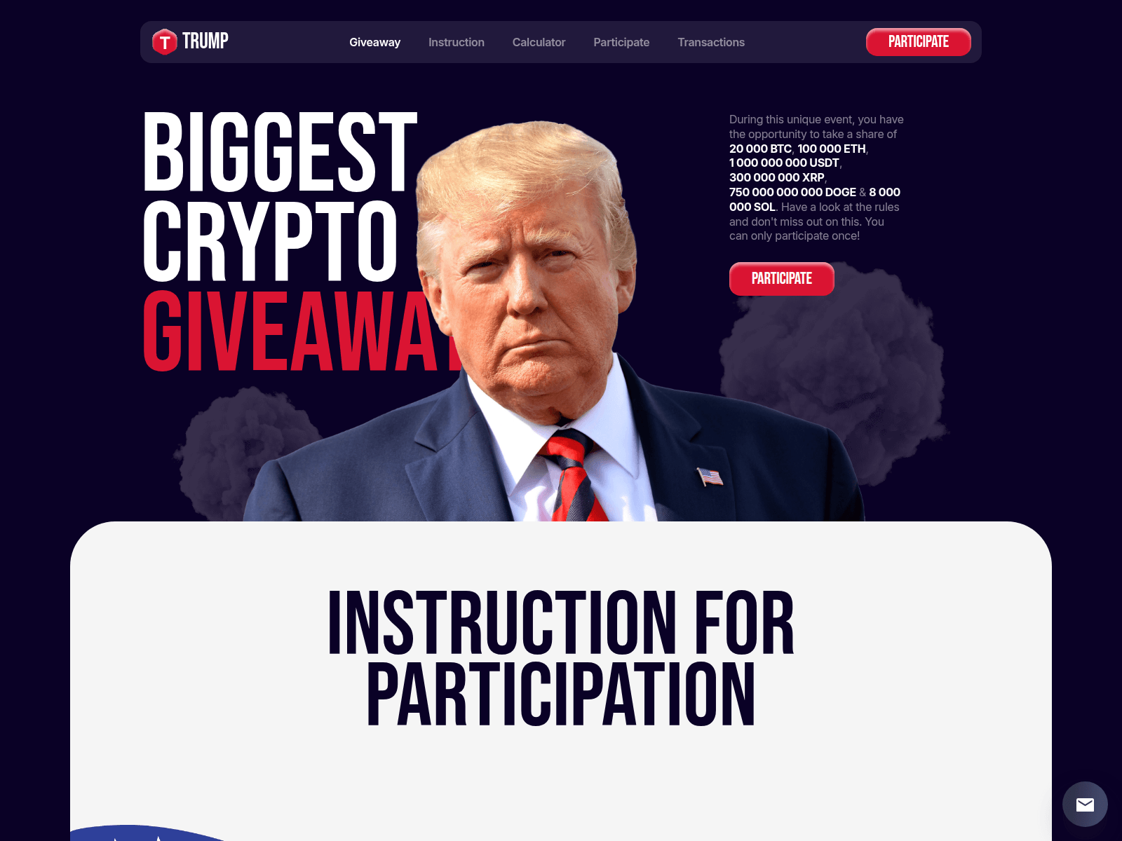 Screenshot of trump-donald.org