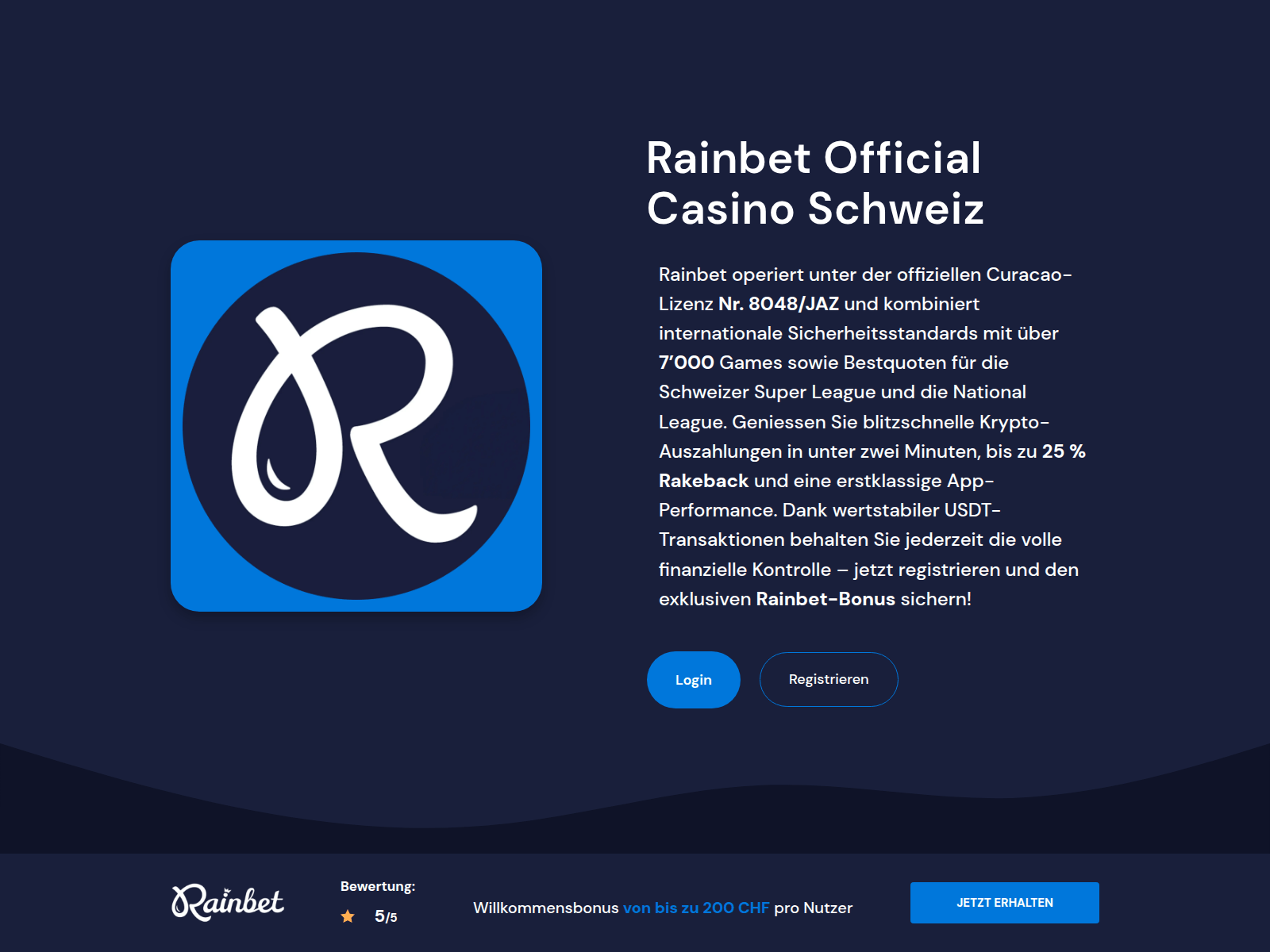 Screenshot of rainbetsports.com