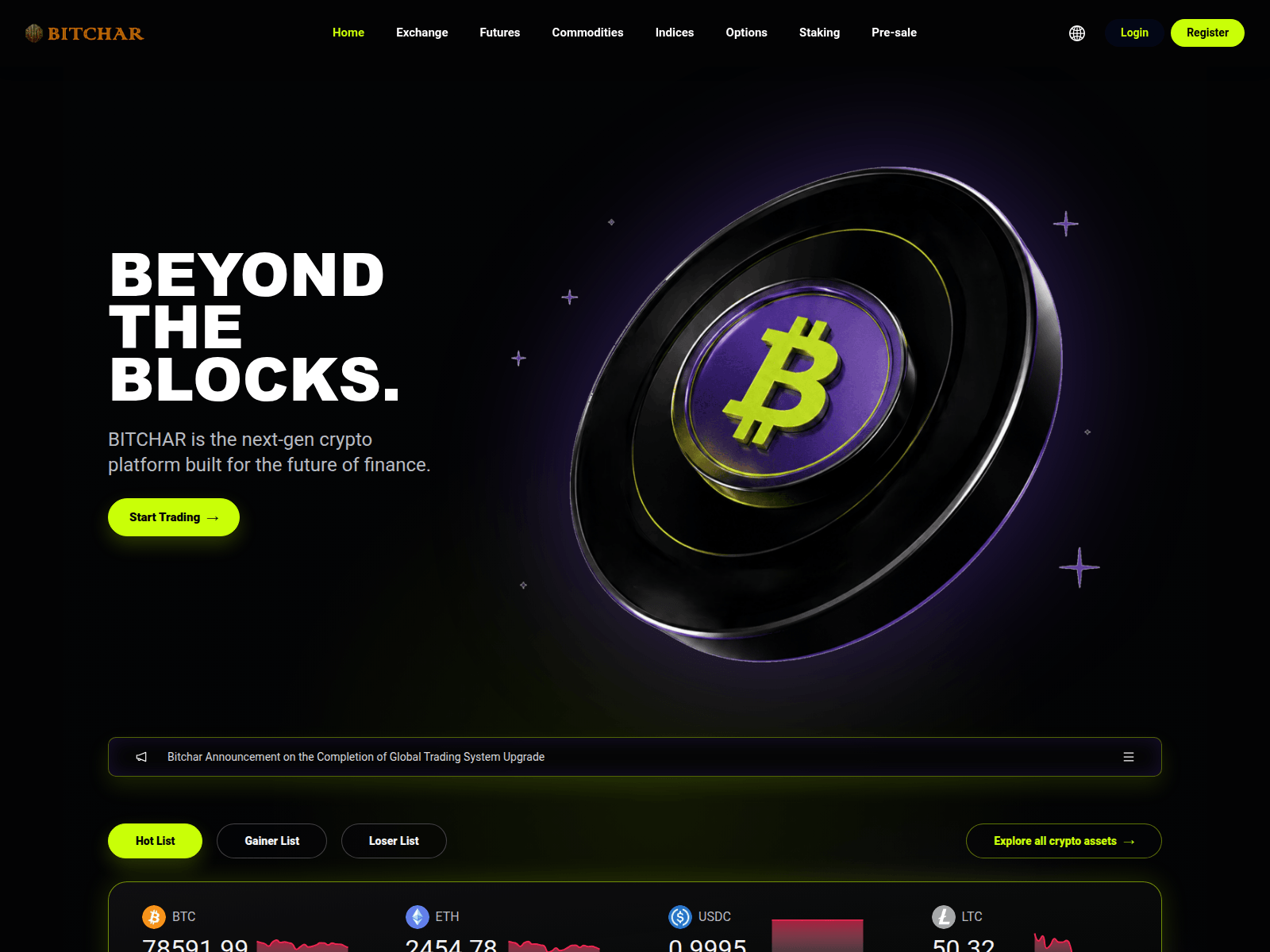 Screenshot of bitcharplus.com