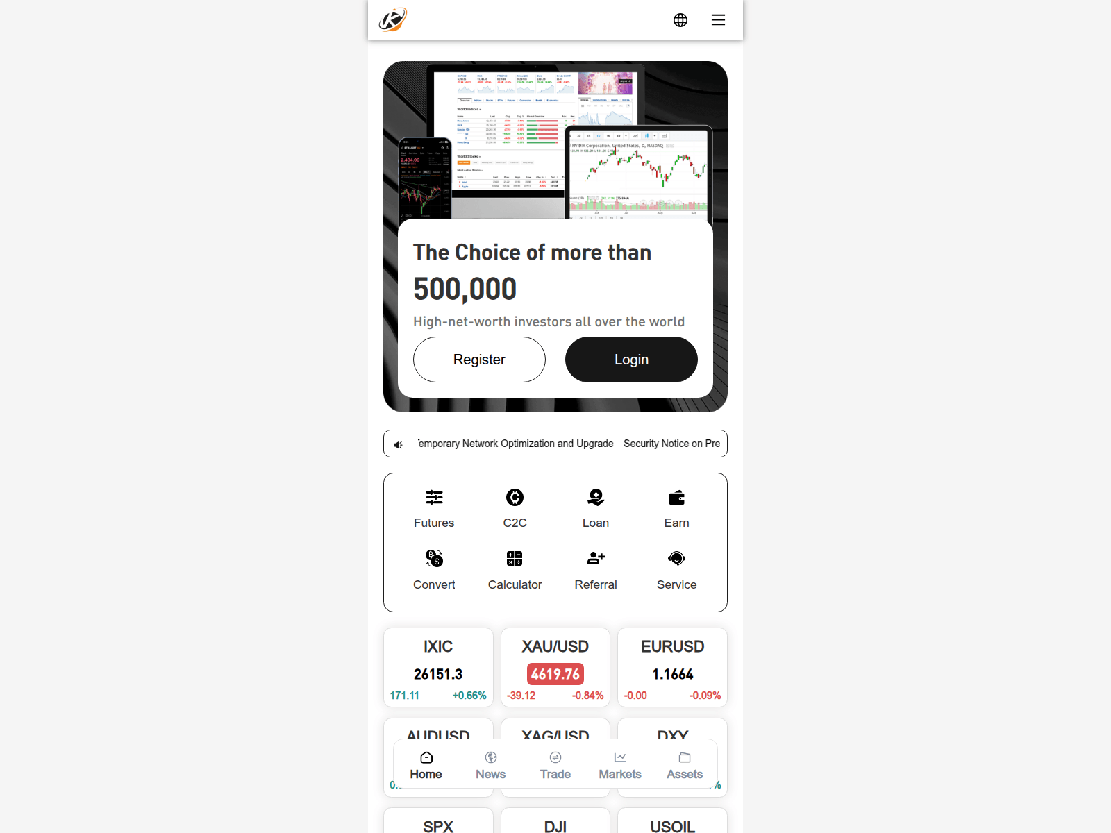 Screenshot of kta.financial