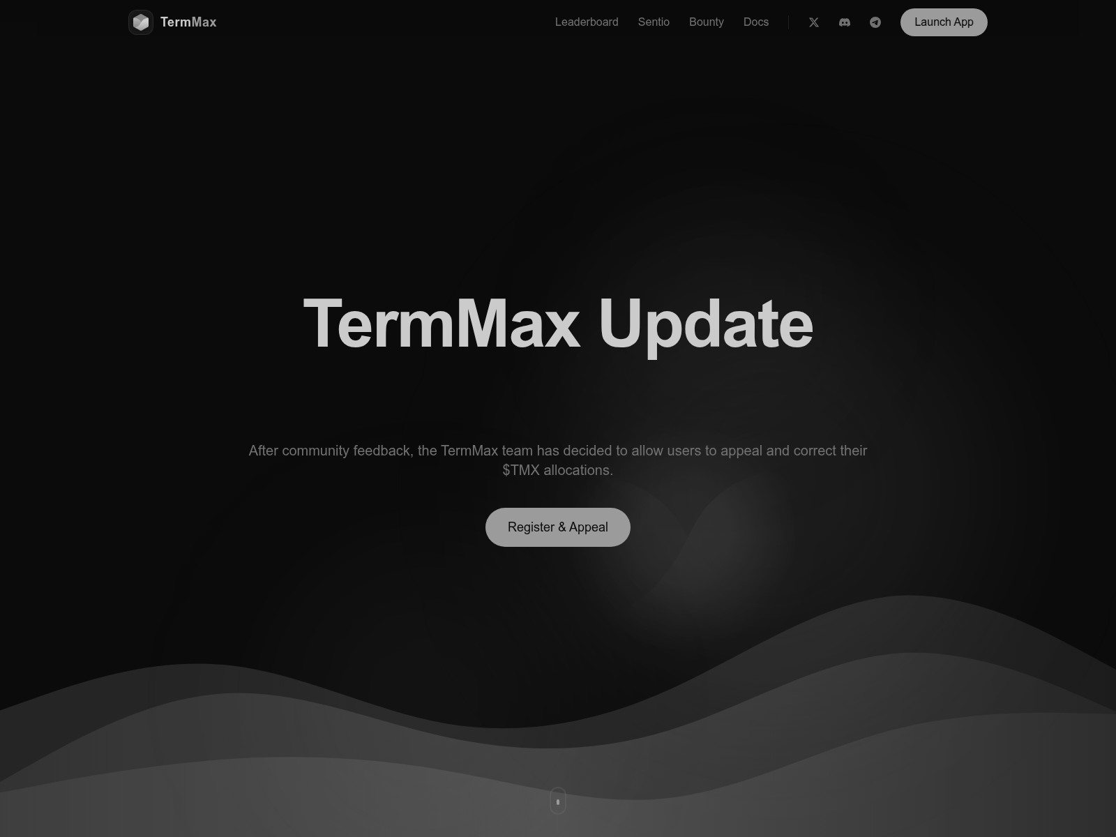 Screenshot of appeals-termmax.lat