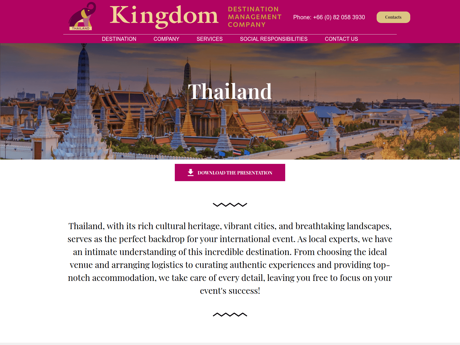 Screenshot of kingdom-dmc.com