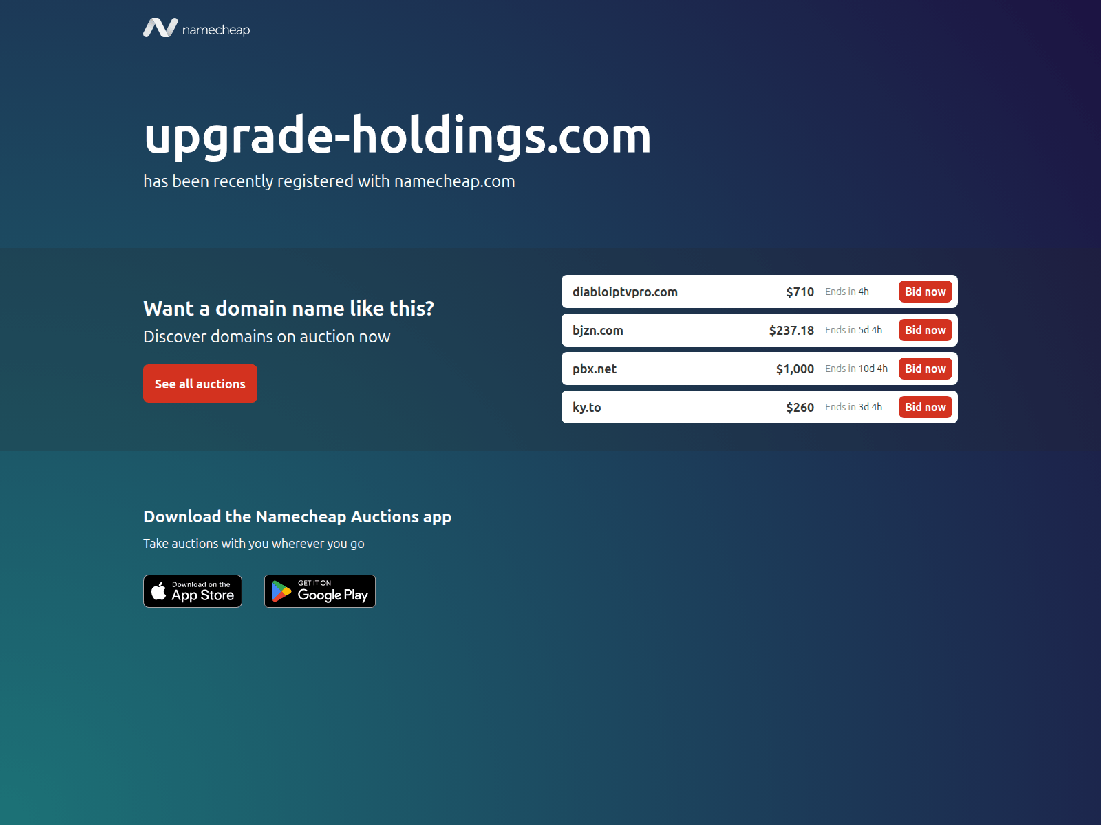 Screenshot of upgrade-holdings.com