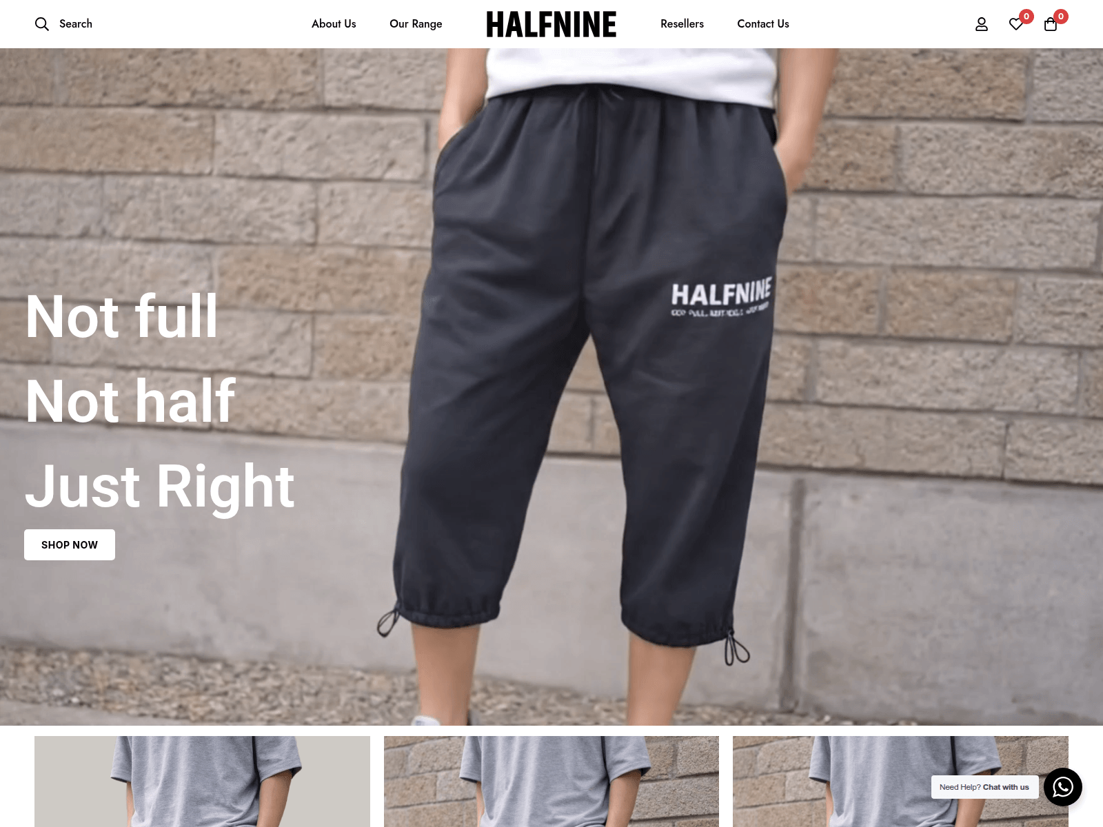 Screenshot of halfnine.com.au