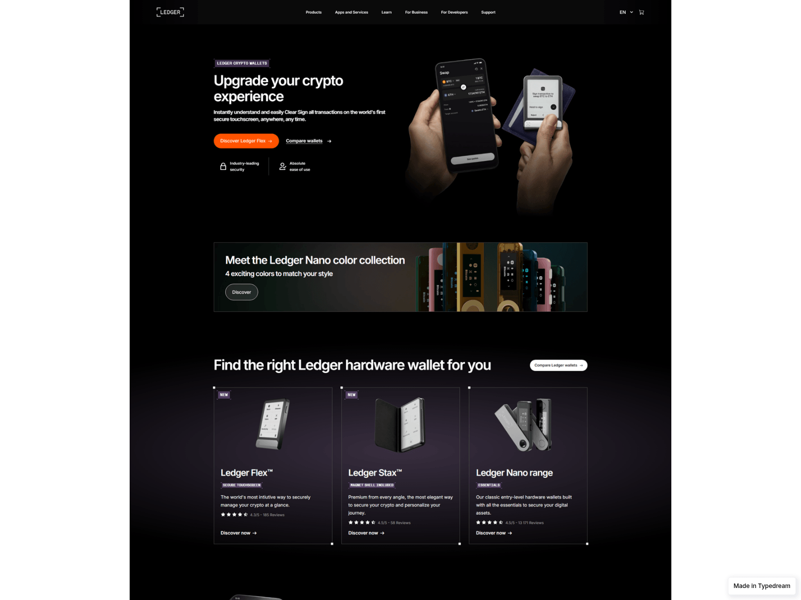 Screenshot of secure-ledgrolive-us-learn.typedream.app