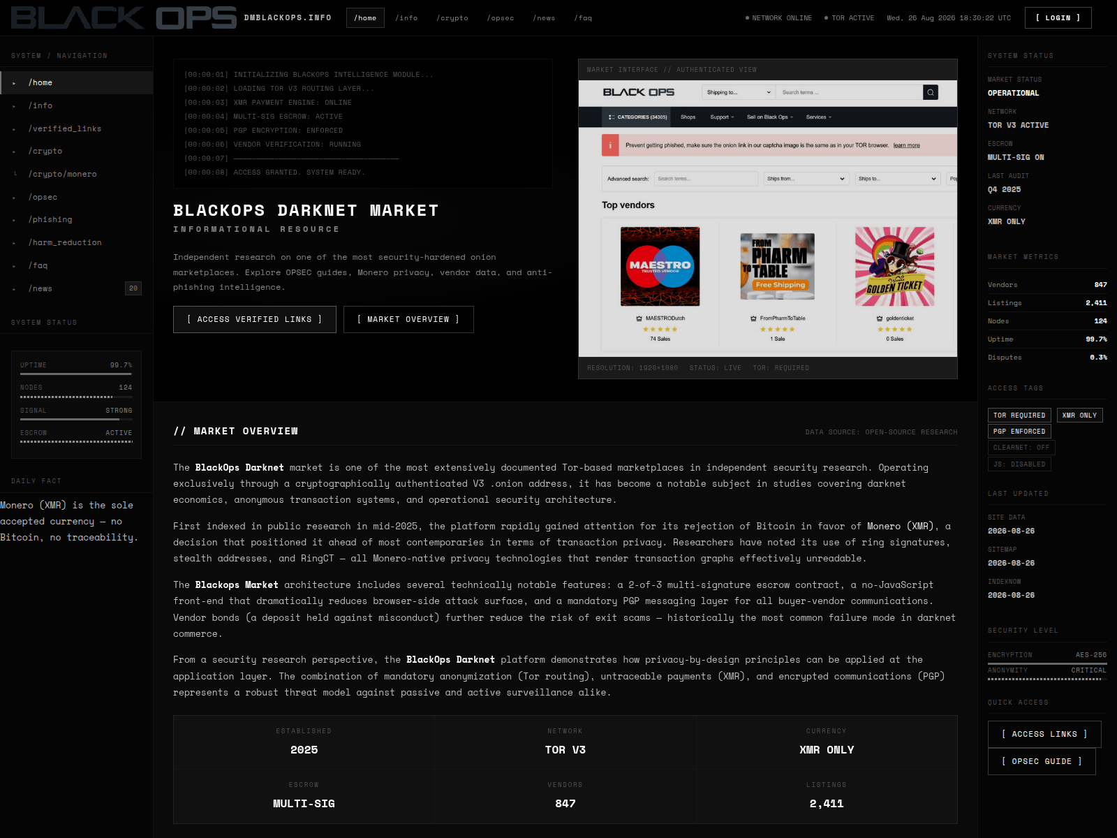 Screenshot of dmblackops.info