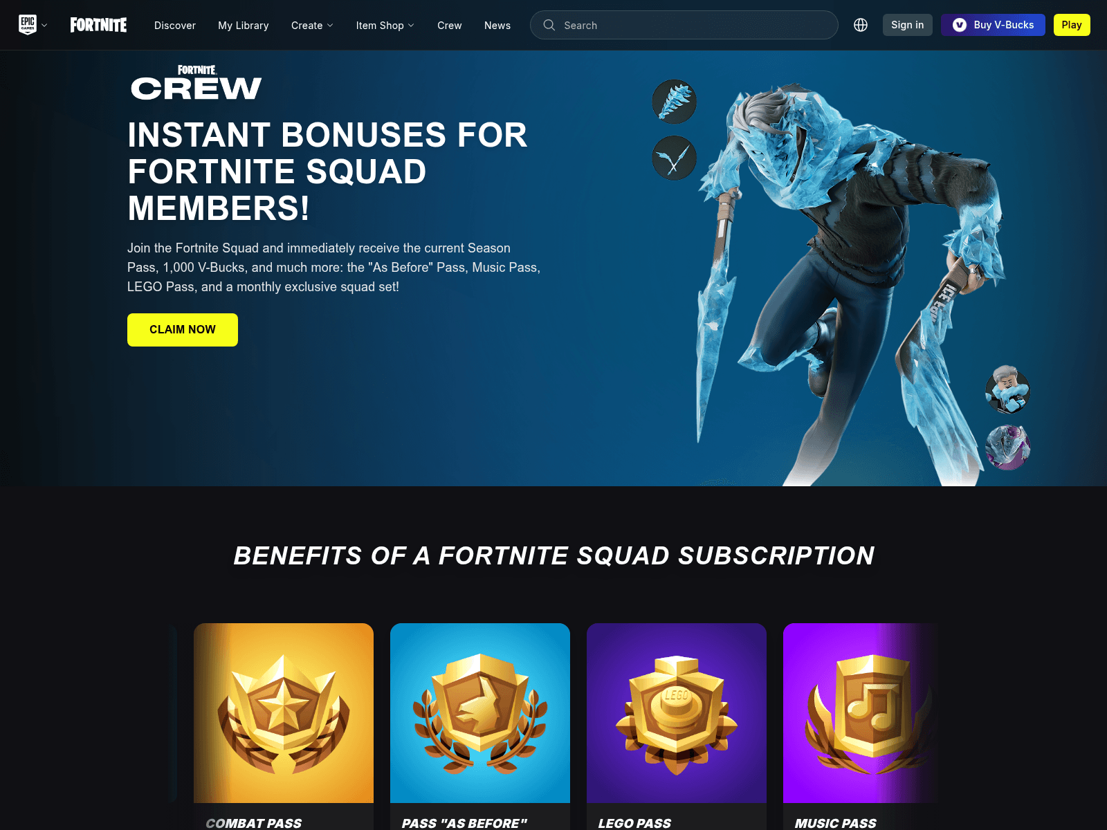 Screenshot of epicinfo.skin