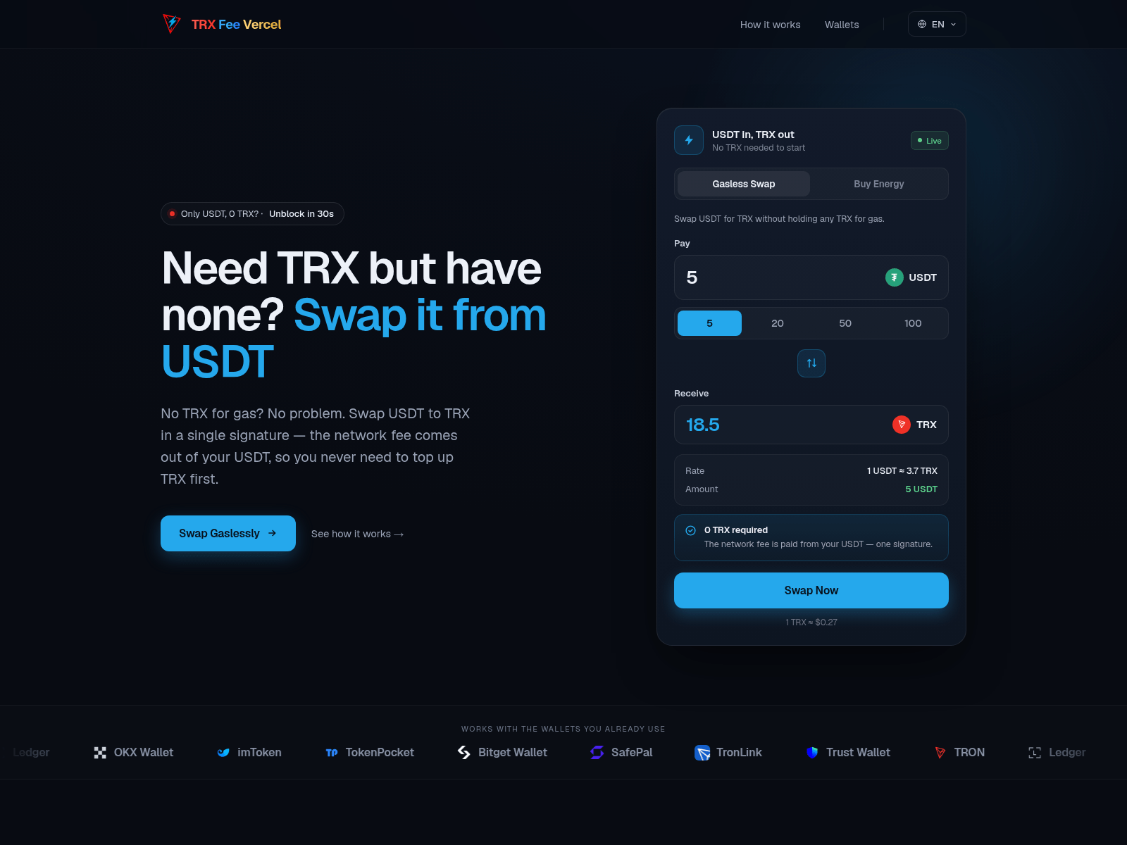 Screenshot von tron-rental-v41.vercel.app